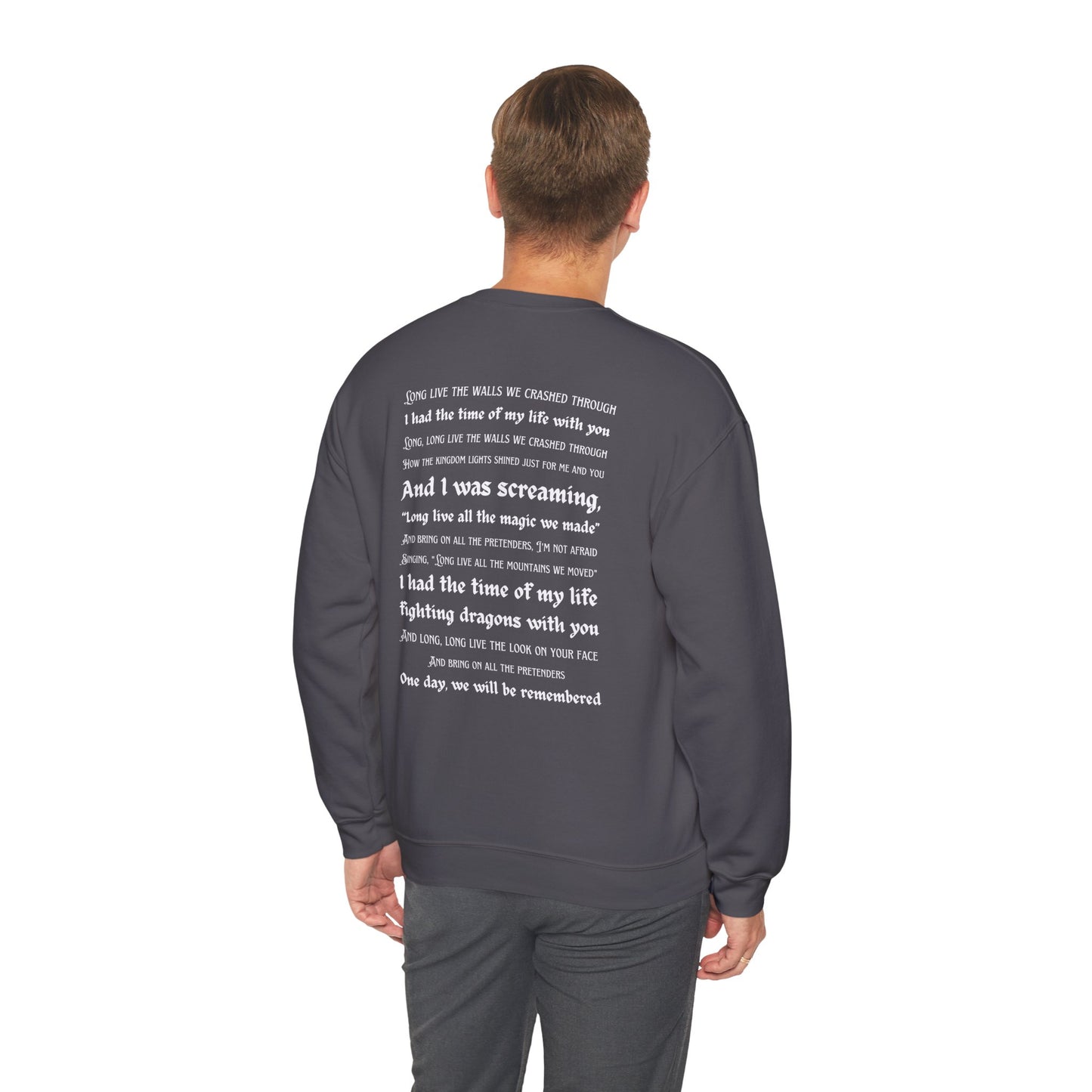 Custom Dates and Surprise Songs - Stage Flowers - Long Live - Unisex Heavy Blend™ Crewneck Sweatshirt