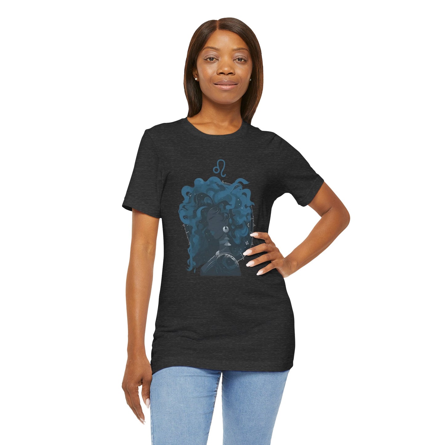 Astrological Leo T-Shirt, Zodiac Sign Tee, Astrology Lovers Gift, Horoscope Apparel, Gift for Leos, Unique Astrology Shirt