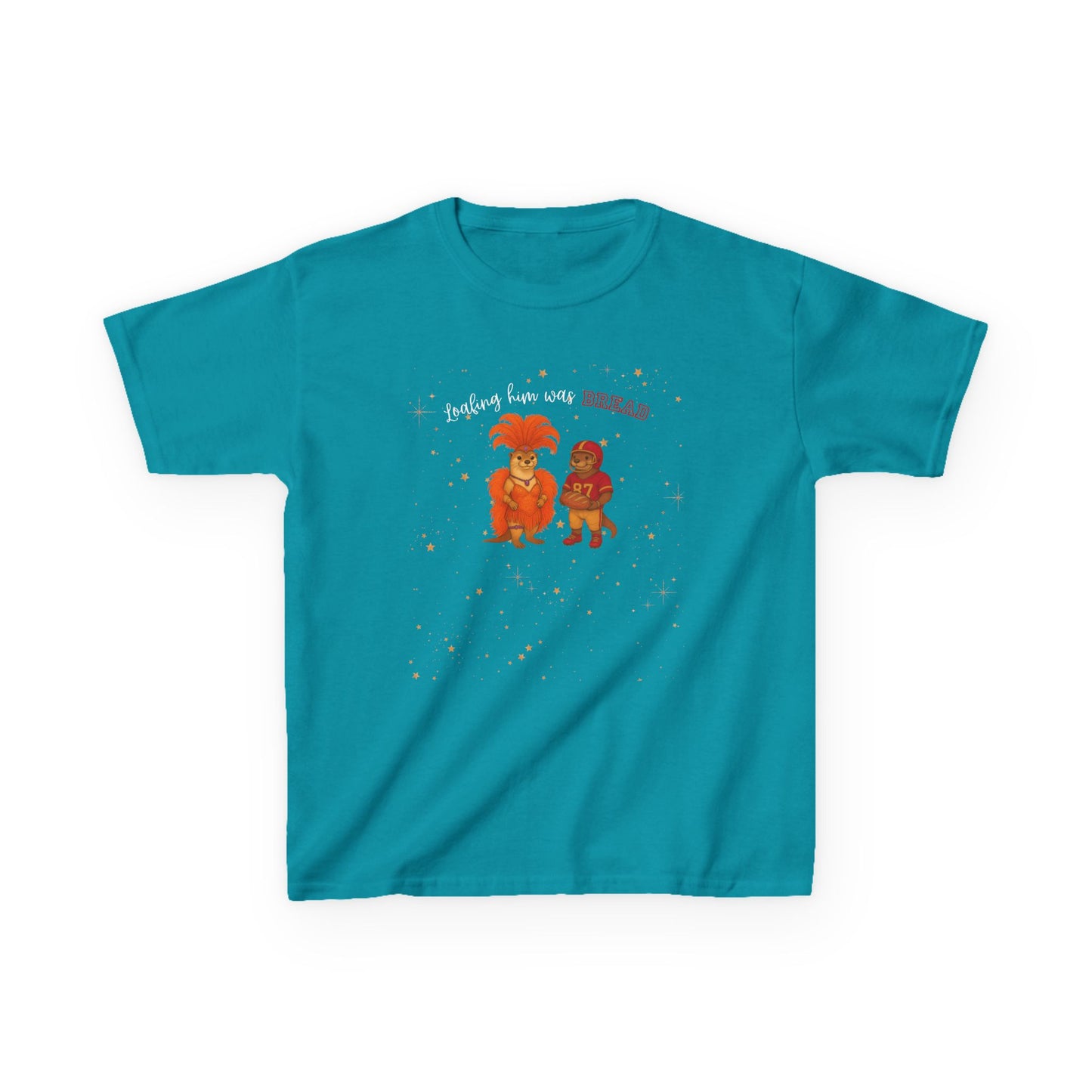 KIDS Tee Loafing him was Bread Otters - Fun and Playful Cotton Shirt for Boys and Girls, Kids Parties, Everyday Wear, Family Outings, [...]