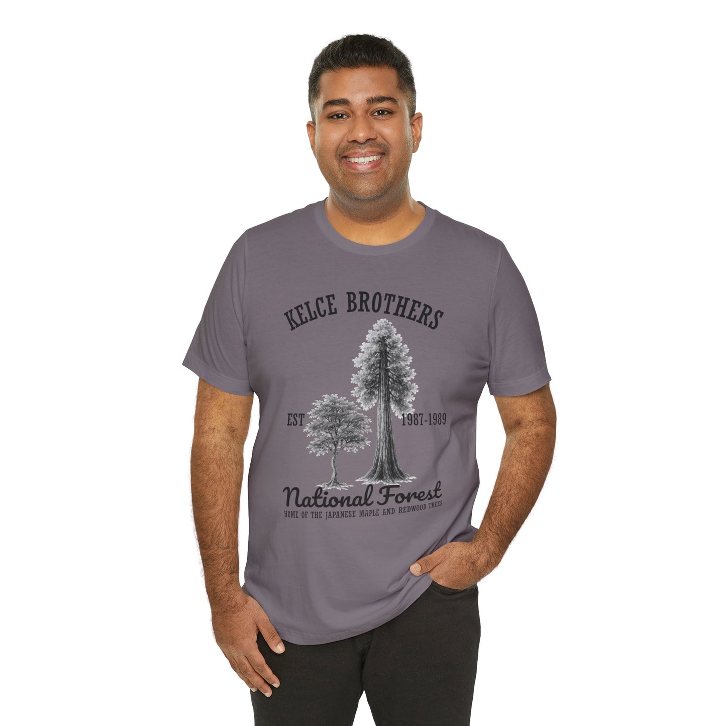 Kelce Brothers National Forest Tee - Unisex Jersey Short Sleeve T-Shirt