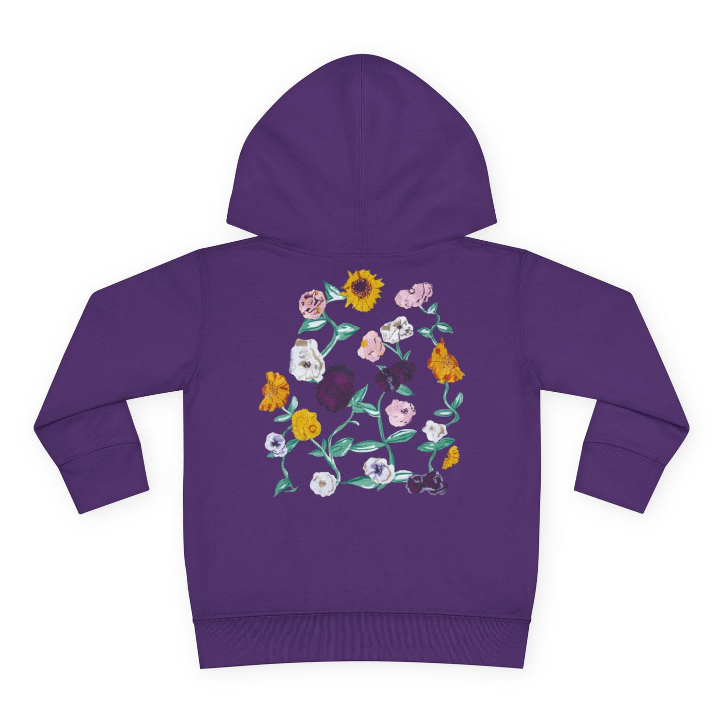 Surprise Song Piano Flowers - Toddler Pullover Fleece Hoodie