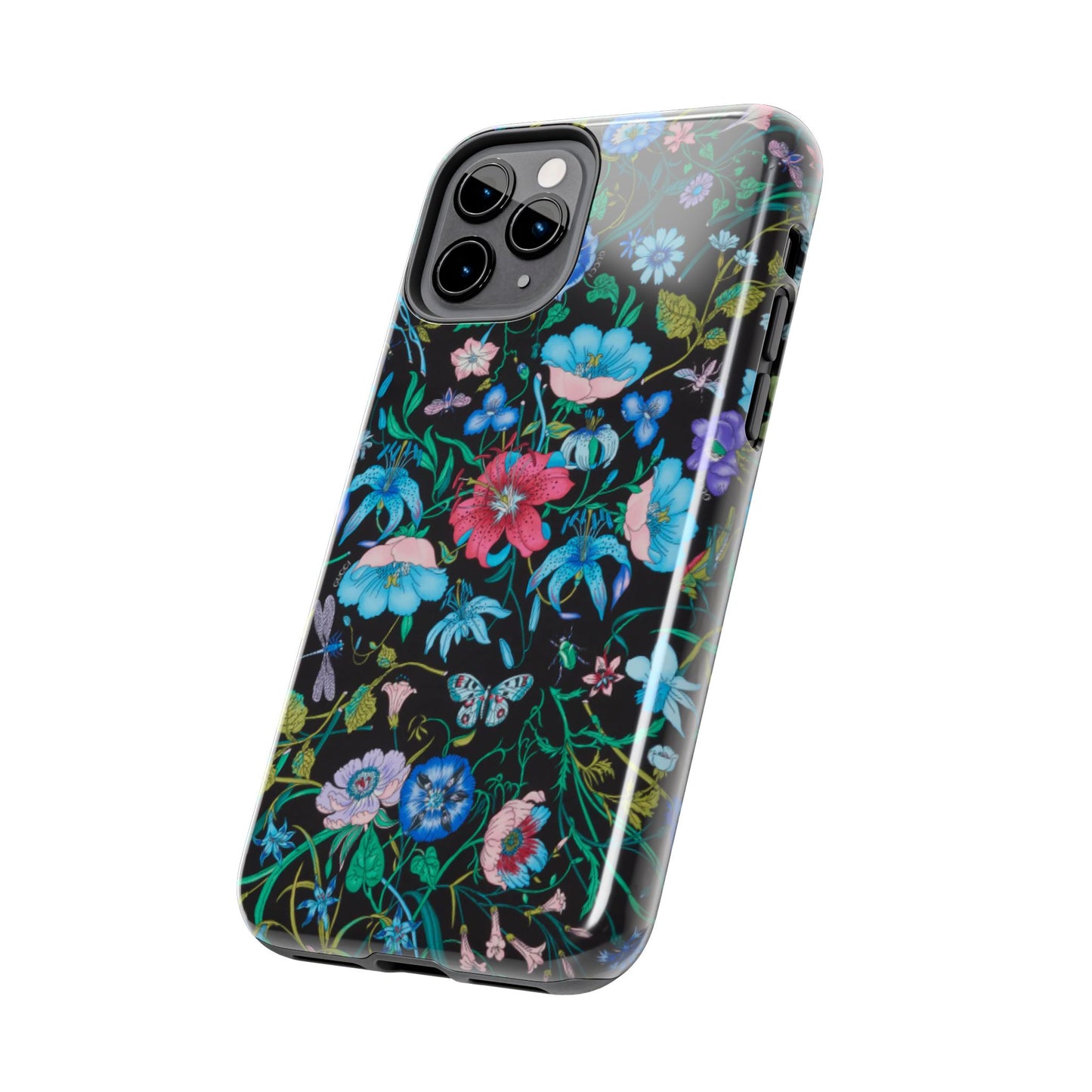 Vibrant Floral Tough Phone Case - Stylish and Durable Protection