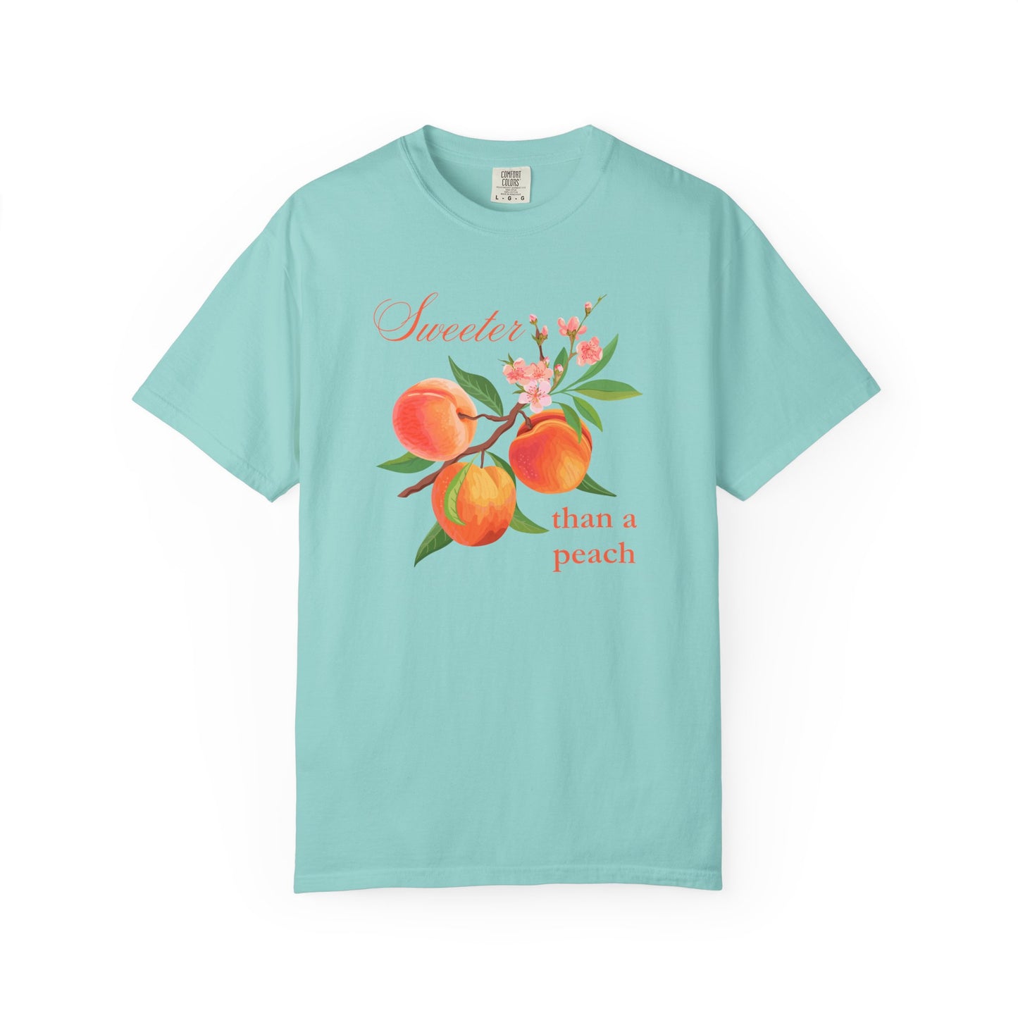 Sweeter than a Peach, Softer than a Kitten - Comfort Colors Unisex T-Shirt | Graphic Tee for Cat Lovers, Gifts for Her, Birthday Present, Casual Wear, Peach and Kitten Designs