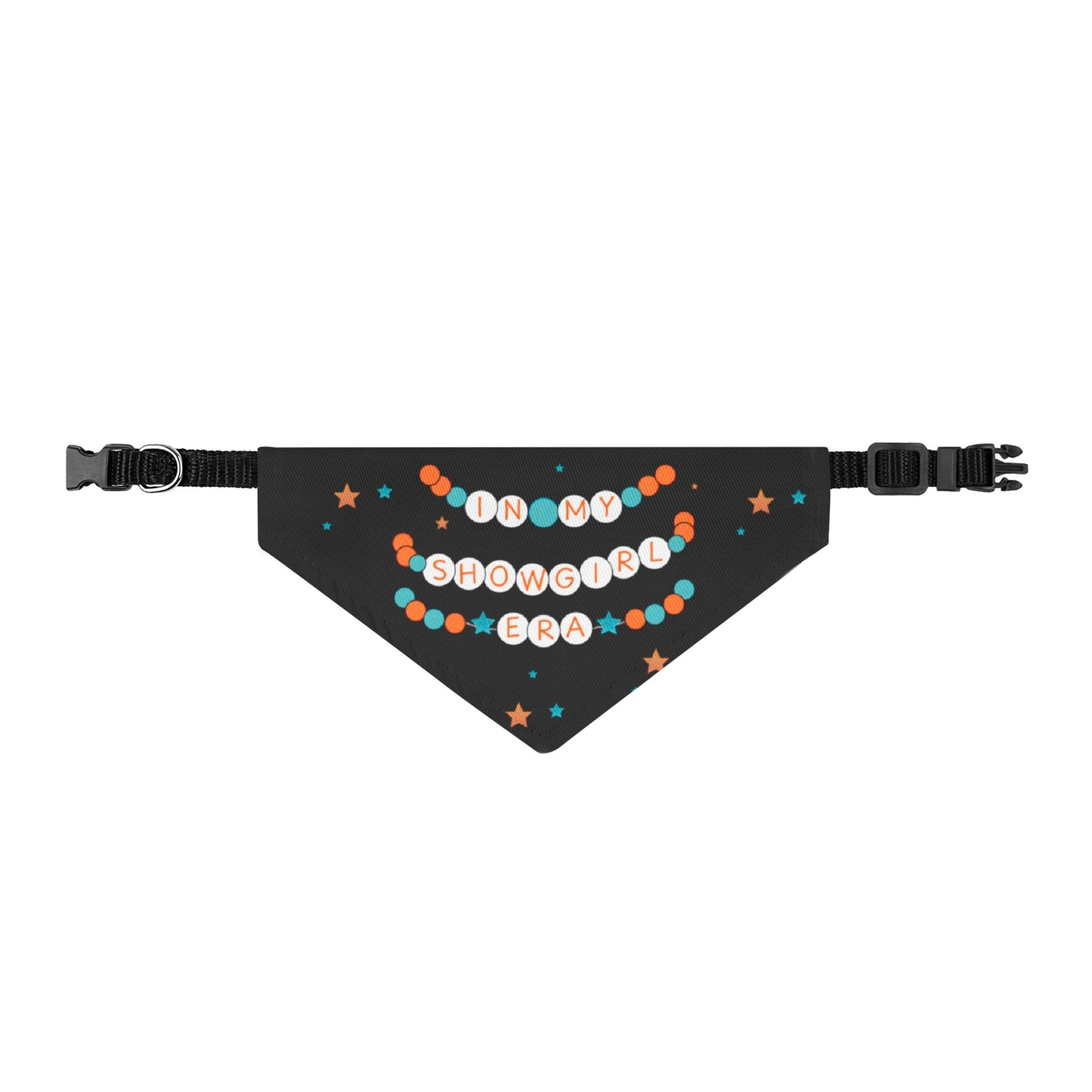 Show Girl Pet Bandana — Clip-On 'friendship bracelet' Dog Scarf
