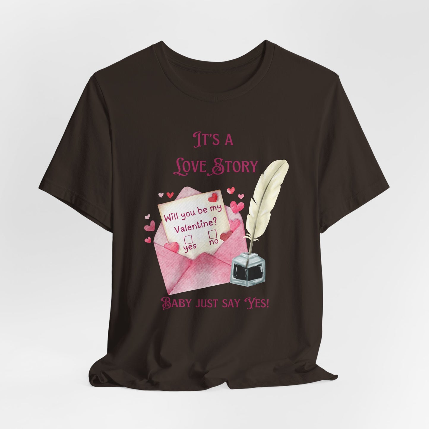 Love Story Valentine - Unisex Jersey Short Sleeve Tee