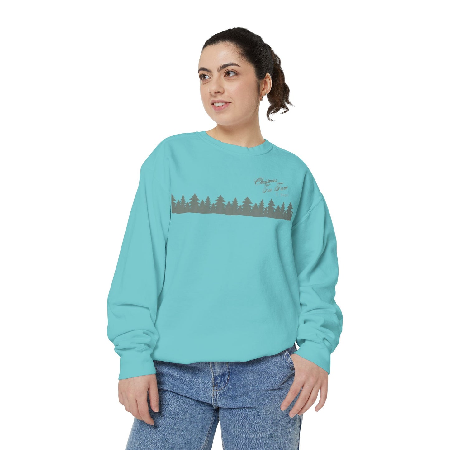 tree farm Comfort Colors Unisex Garment-Dyed Sweatshirt