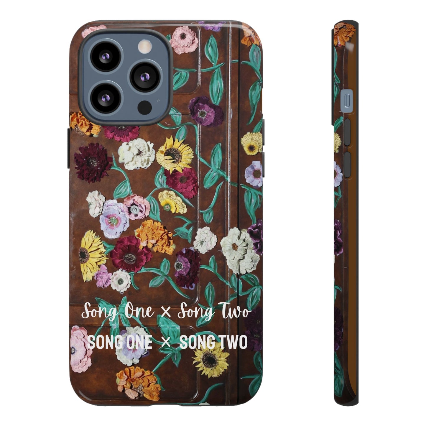 CUSTOMIZABLE with Surprise Song Titles - Surprise Song Floral Piano - Tough Cases