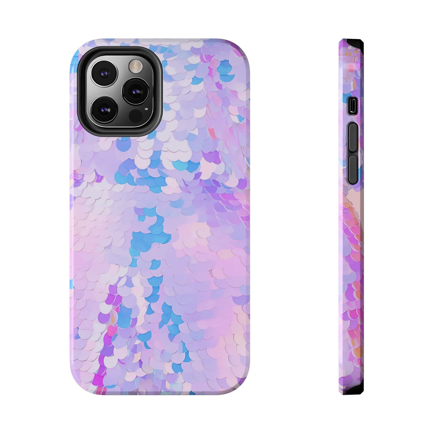 Colorful Sequin Romper Tough Phone Case - Stylish Protection for Your Device