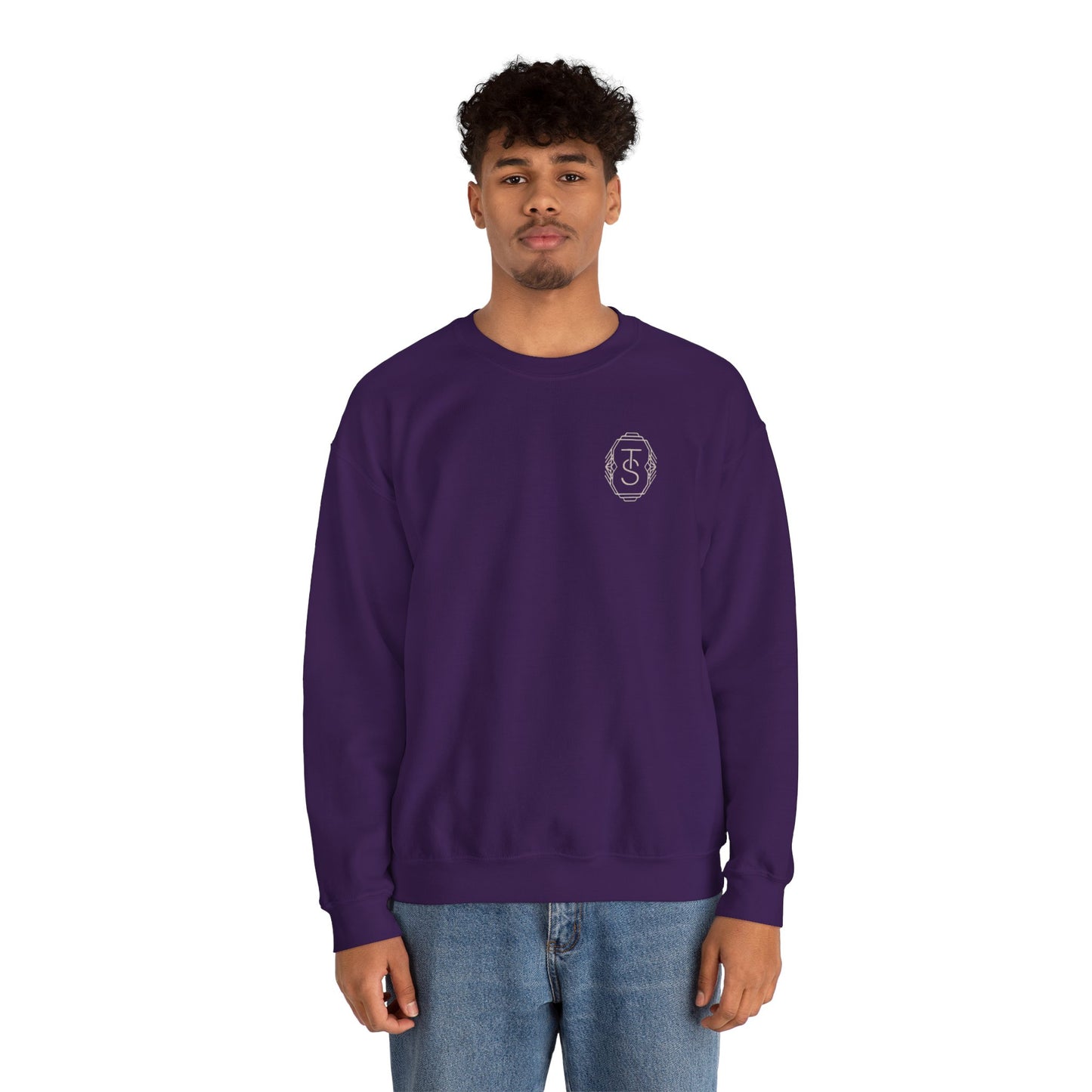 Initials Emblem Crewneck Sweatshirt