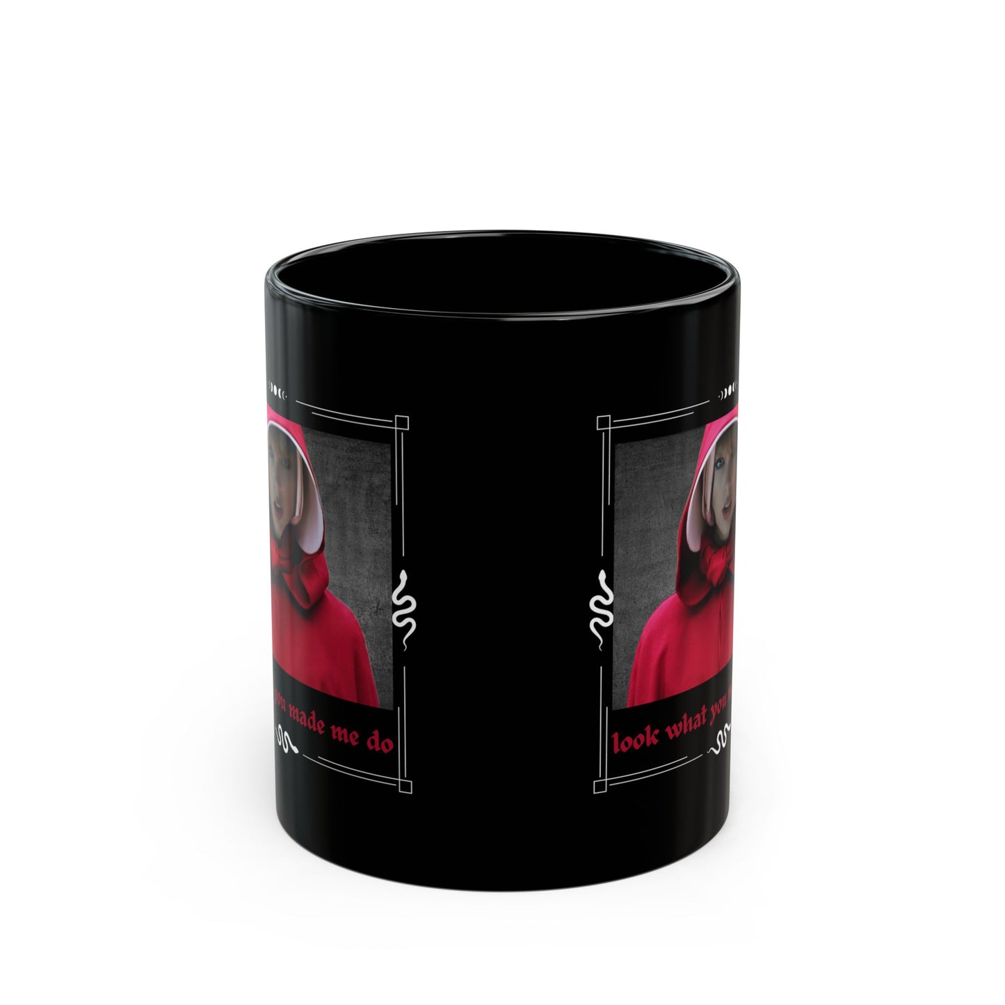 Red Cloak - Handmaid's Tale Look What You Made Me Do, Coffee Mug, Gift for Coffee Lovers, Stylish Cup, Red Hooded Design, Unique Drinkware