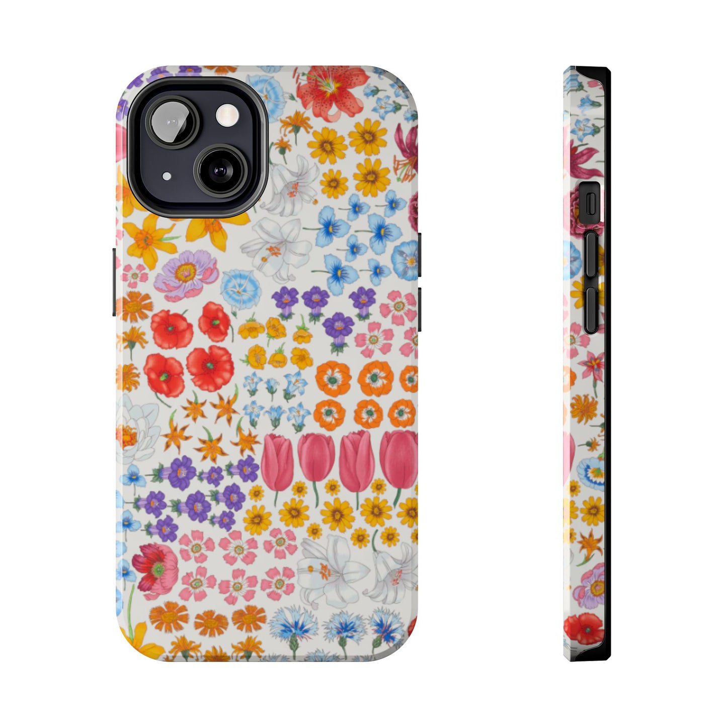 Vibrant Floral Tough Phone Case "Flora"- Durable Protection for Your Device