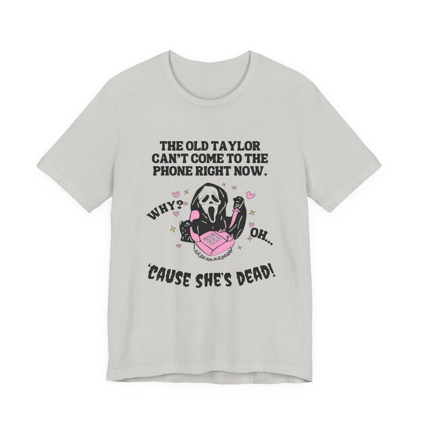 Swiftie Halloween Ghost Face - Unisex Jersey Short Sleeve Tee