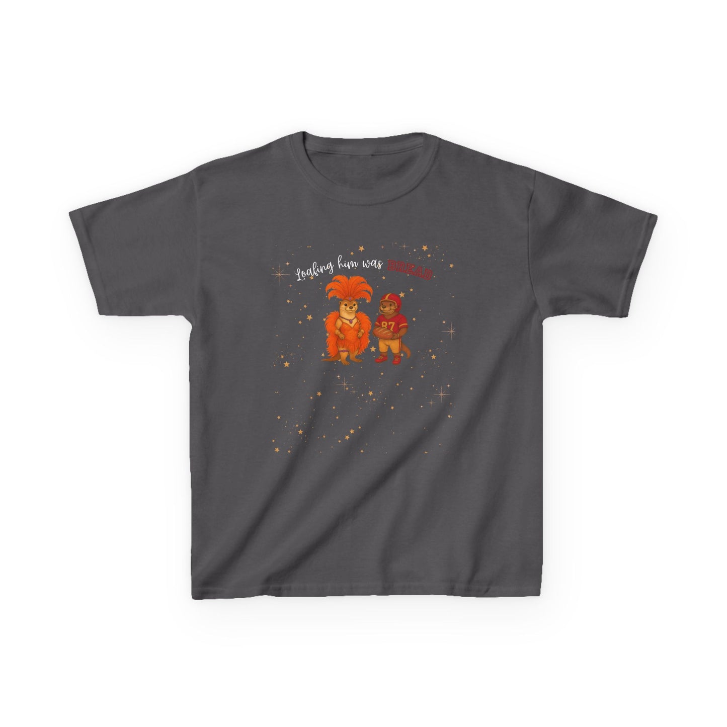KIDS Tee Loafing him was Bread Otters - Fun and Playful Cotton Shirt for Boys and Girls, Kids Parties, Everyday Wear, Family Outings, [...]