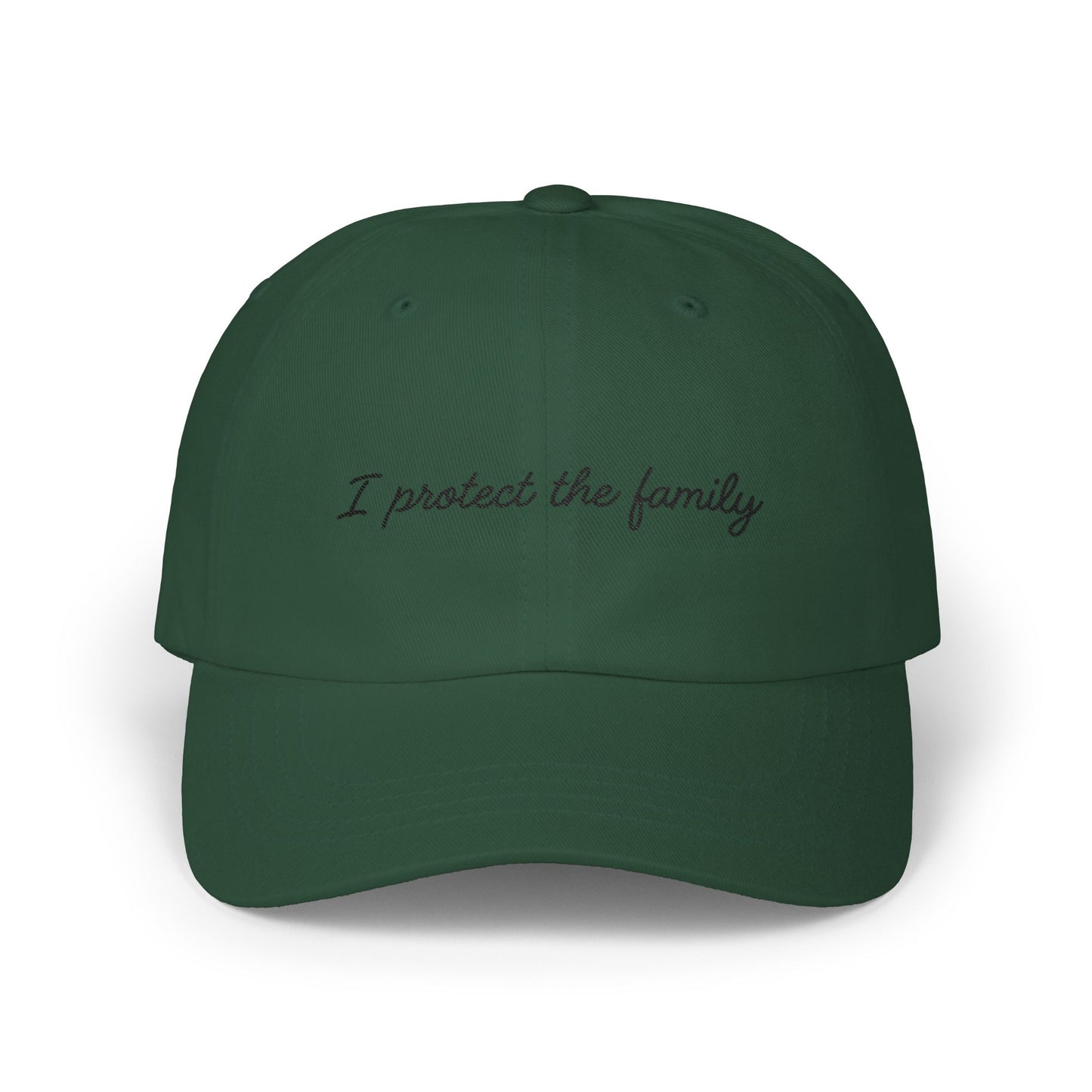 Embroidered I Protect the Family "Dad Hat", Baseball Hat