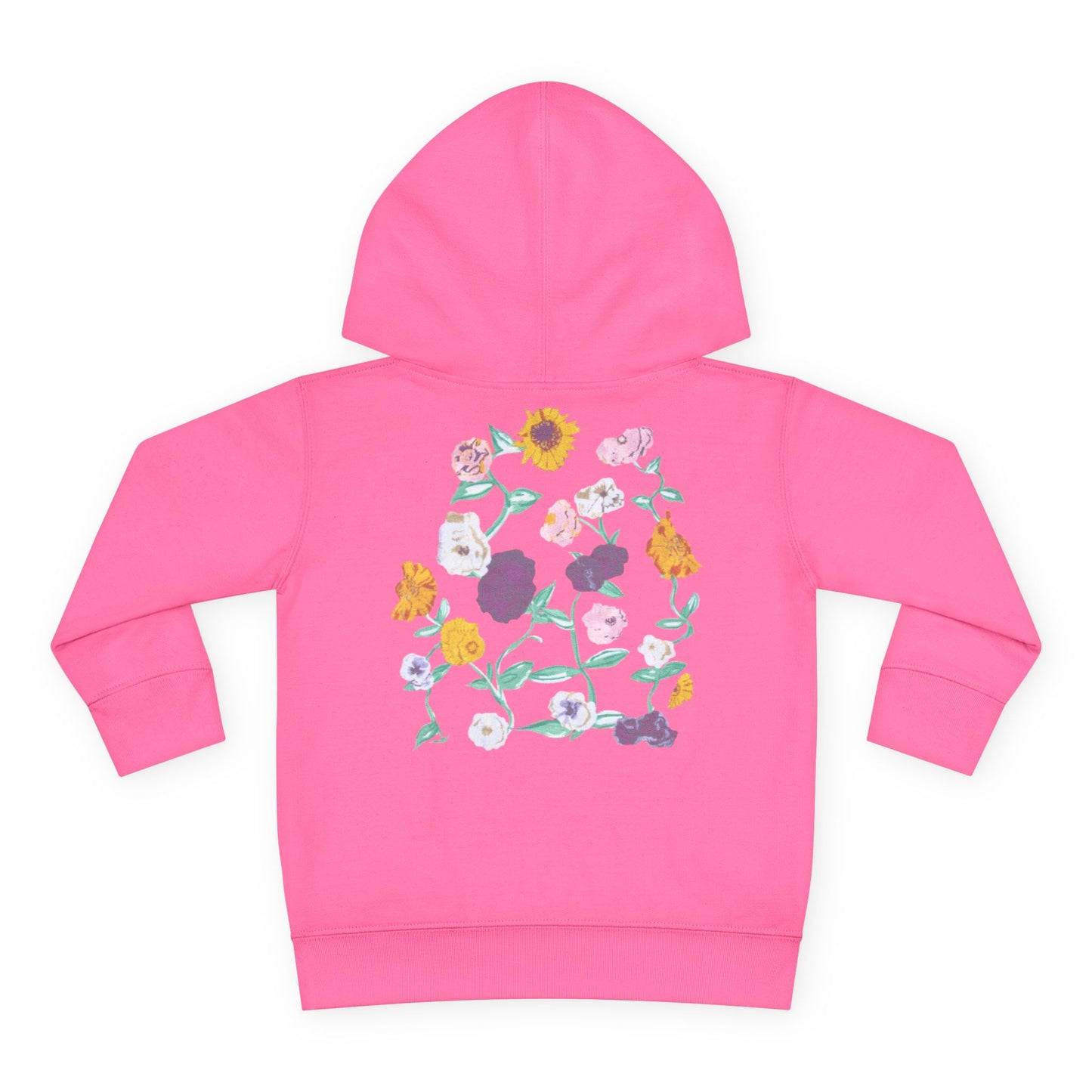 Surprise Song Piano Flowers - Toddler Pullover Fleece Hoodie