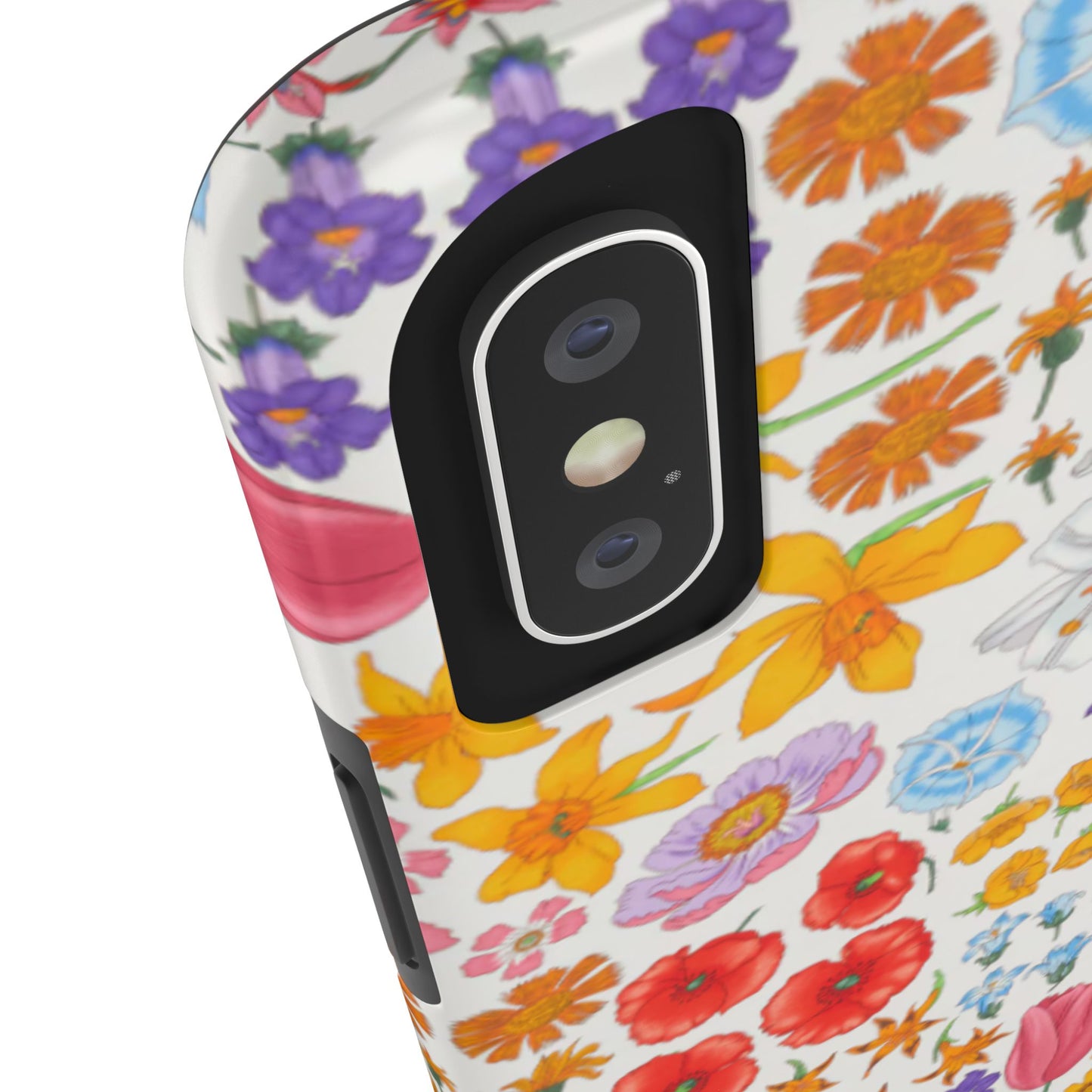 Vibrant Floral Tough Phone Case "Flora"- Durable Protection for Your Device