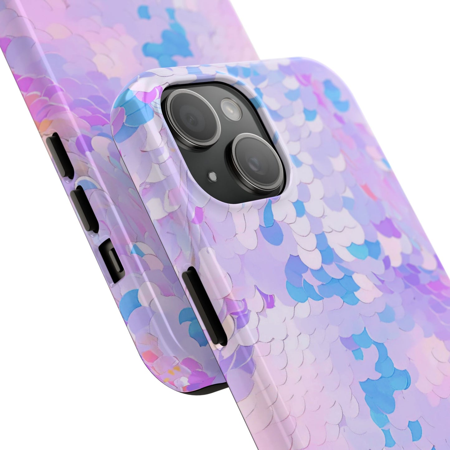 Colorful Sequin Romper Tough Phone Case - Stylish Protection for Your Device