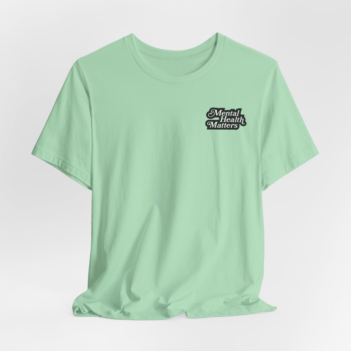 Fun Therapist Nutrition Facts T-Shirt - Mental Health Matters- Gift for Therapists, Mental Health Awareness, Self-Care, Casual Wear