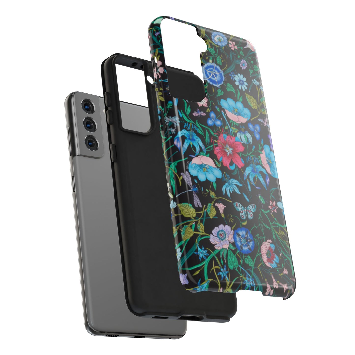 Vibrant Floral Tough Phone Case - Stylish and Durable Protection