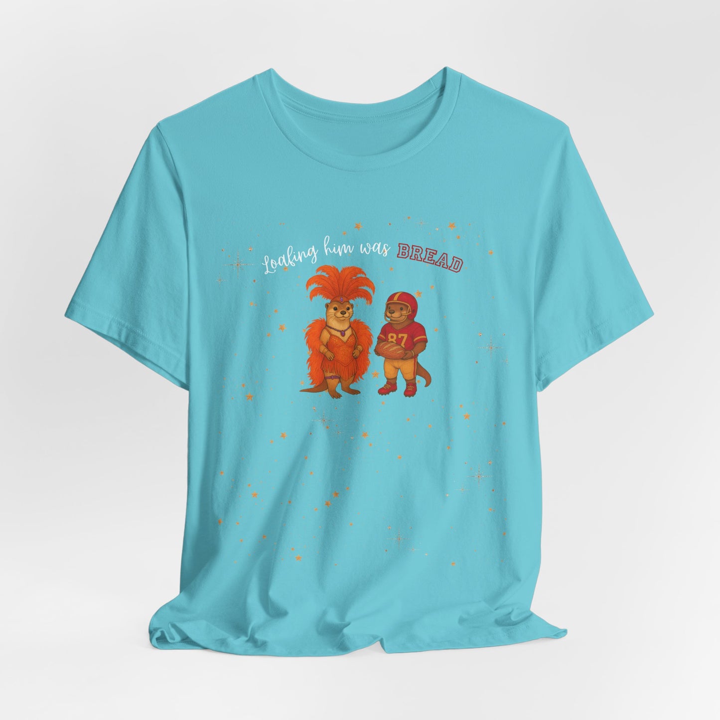 Loafing him was Bread Otters Tee, Quirky T-Shirt, Perfect for Music Lovers, Animal Lovers Gift, Casual Wear, Summer Fun