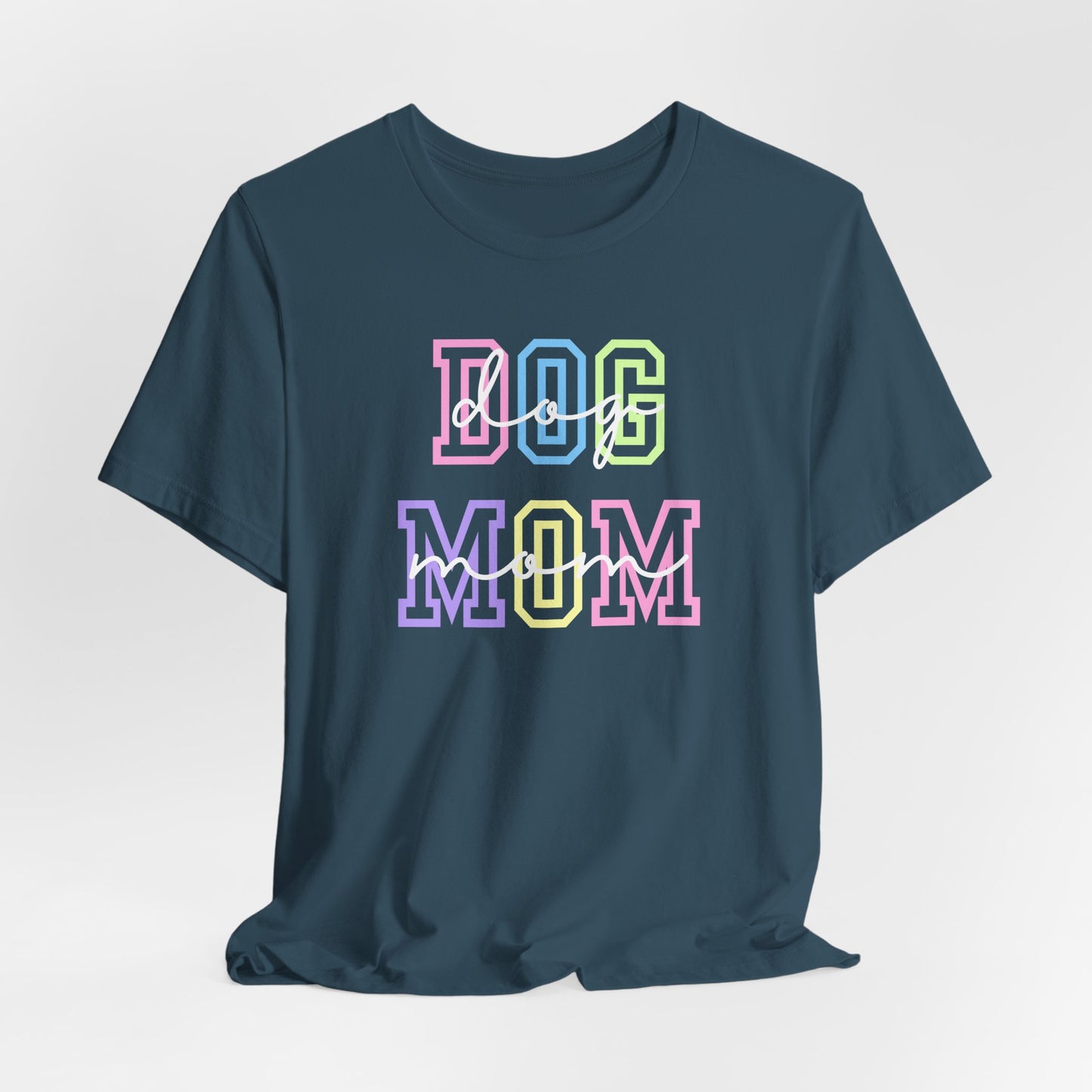 Dog Mom Unisex Bella Canvas Jersey Tee, Perfect Gift for Dog Lovers, Casual Wear, Pet Owner Apparel, Trendy Tee for Dog Owners