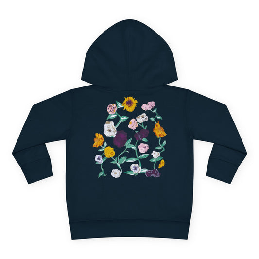 Surprise Song Piano Flowers - Toddler Pullover Fleece Hoodie