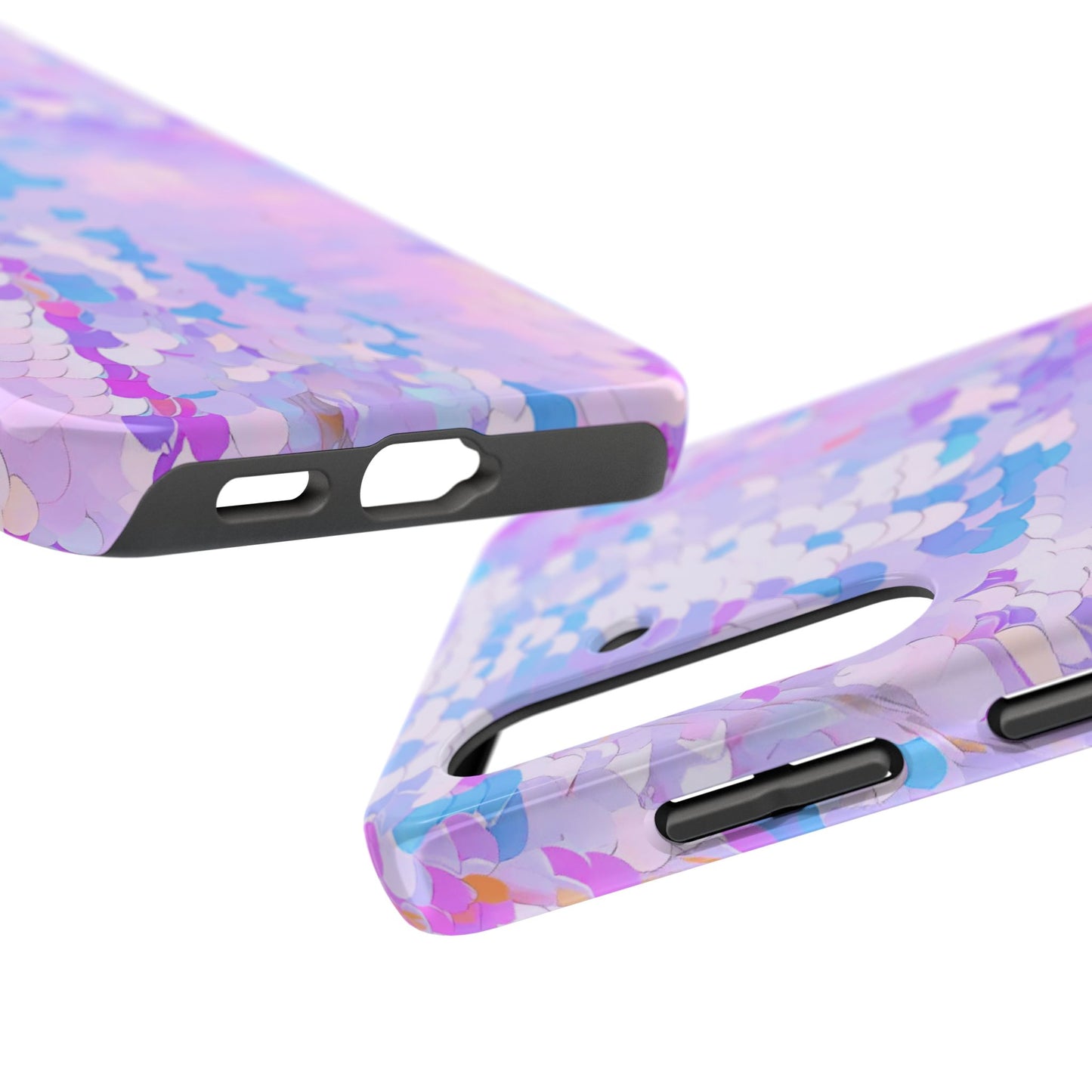 Colorful Sequin Romper Tough Phone Case - Stylish Protection for Your Device