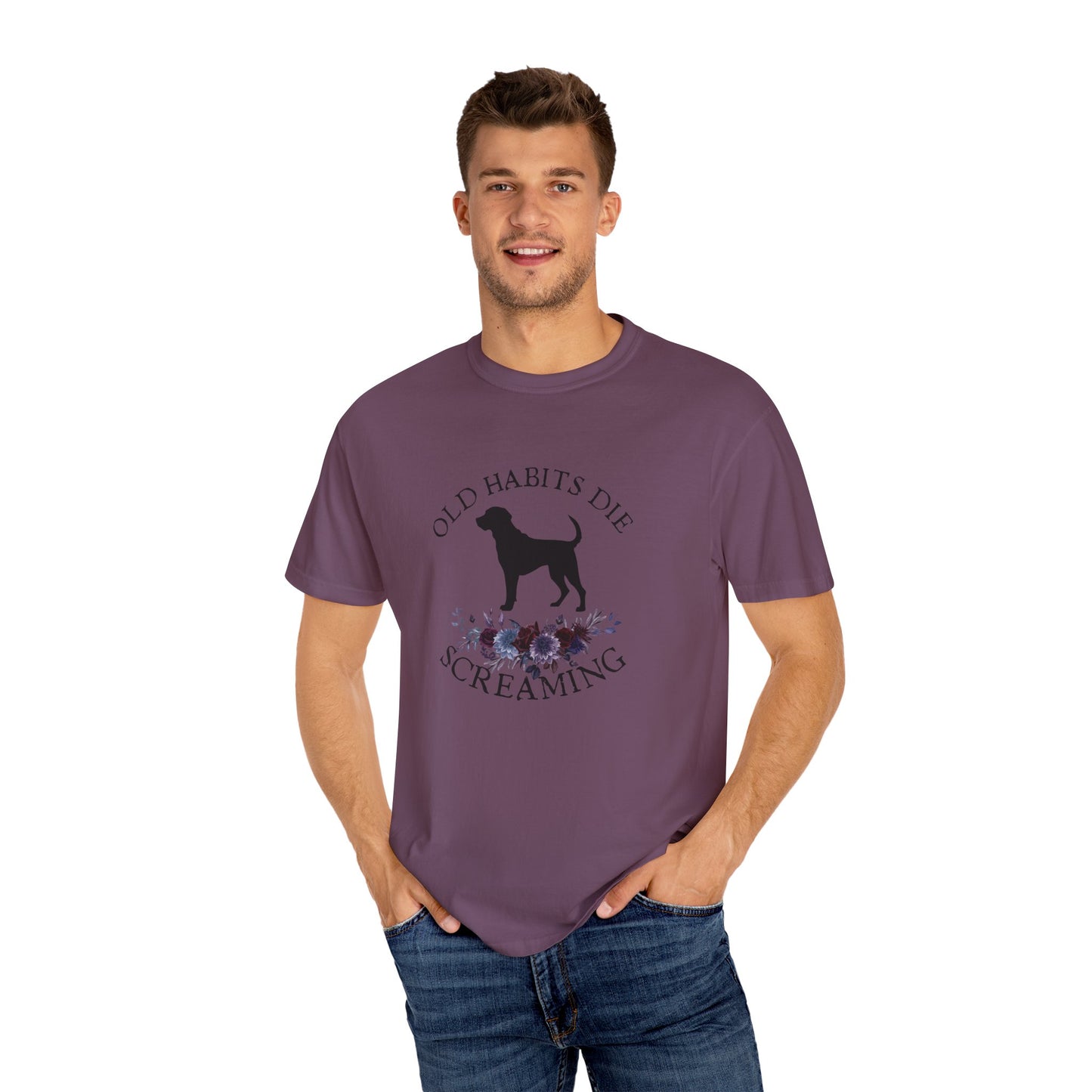 The Black Dog - Old Habits Die Screaming - Comfort Colors Unisex T-shirt