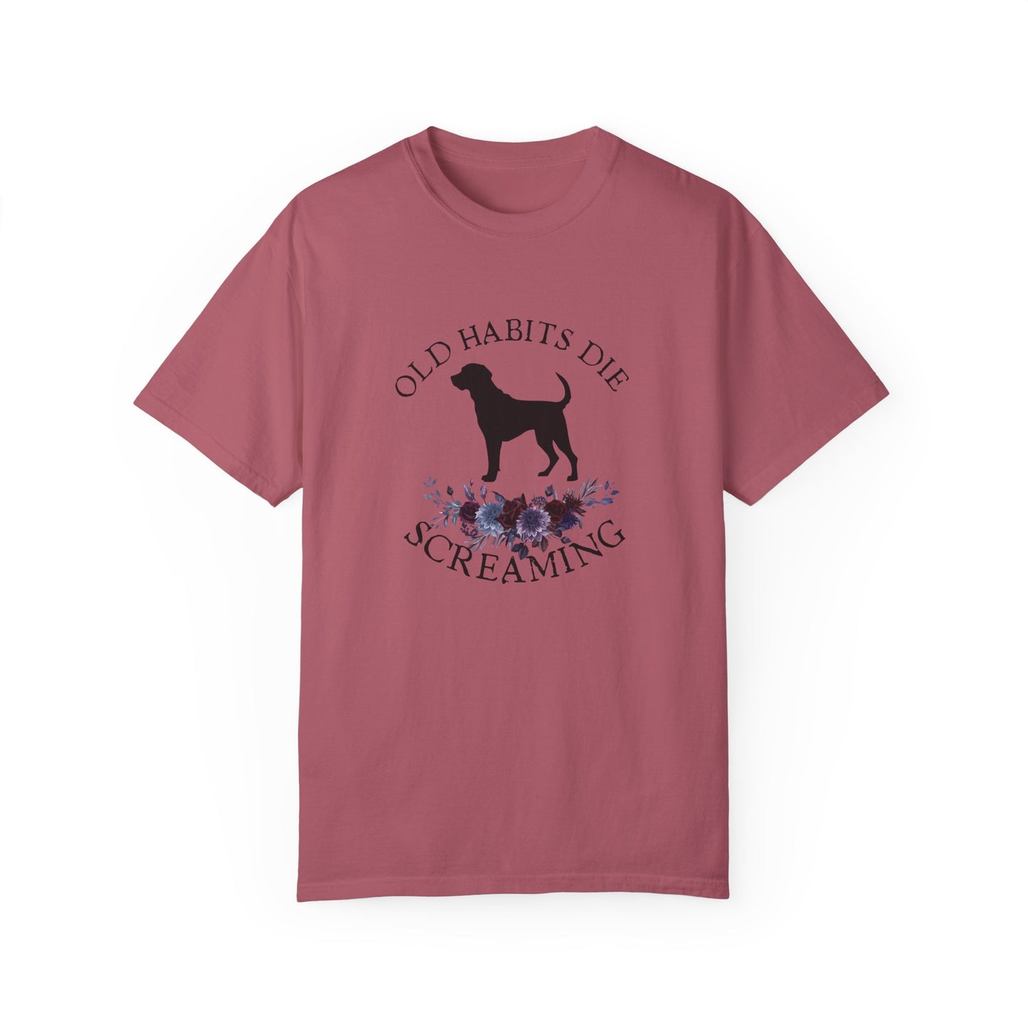 The Black Dog - Old Habits Die Screaming - Comfort Colors Unisex T-shirt
