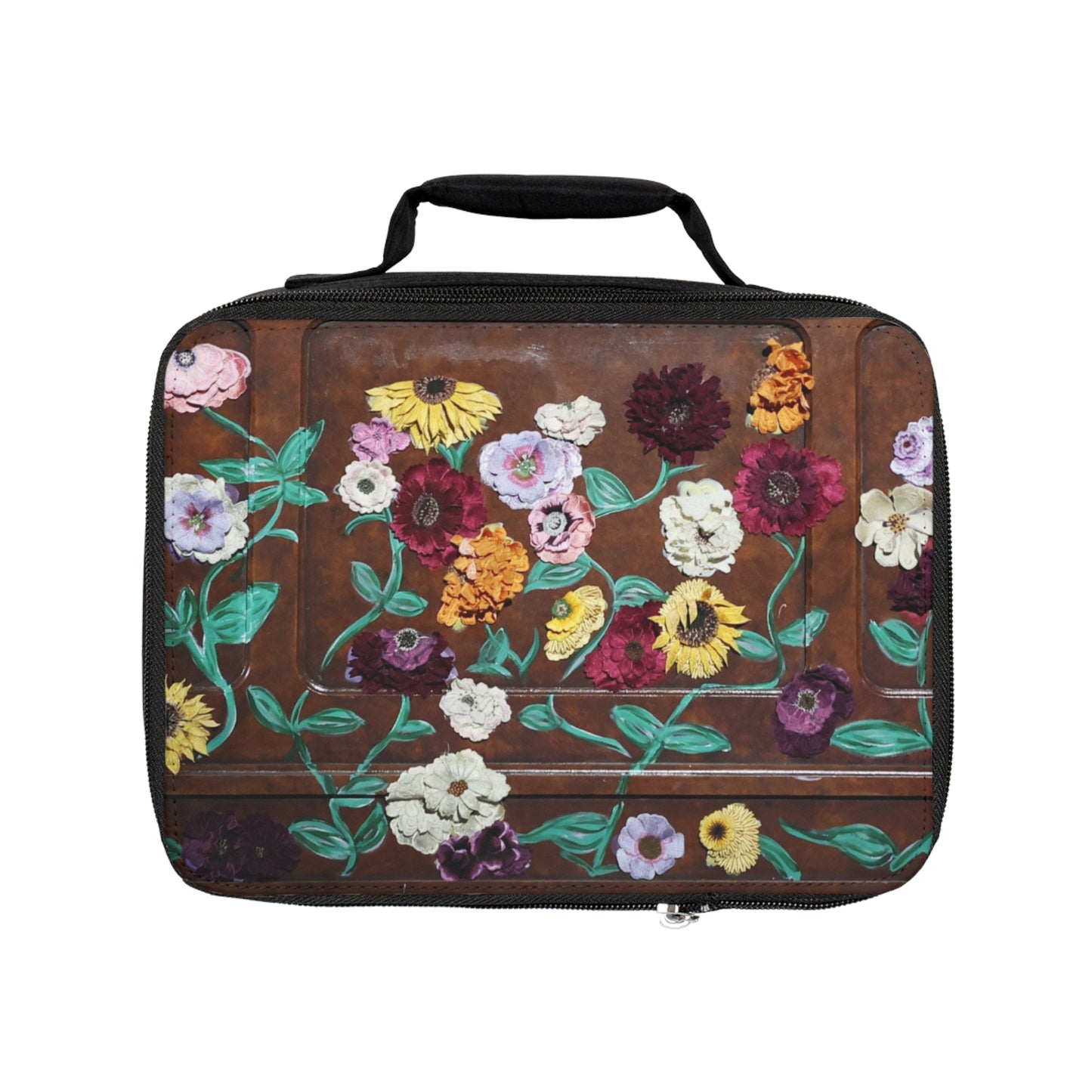 Surprise Song Floral Piano - Lunch Bag