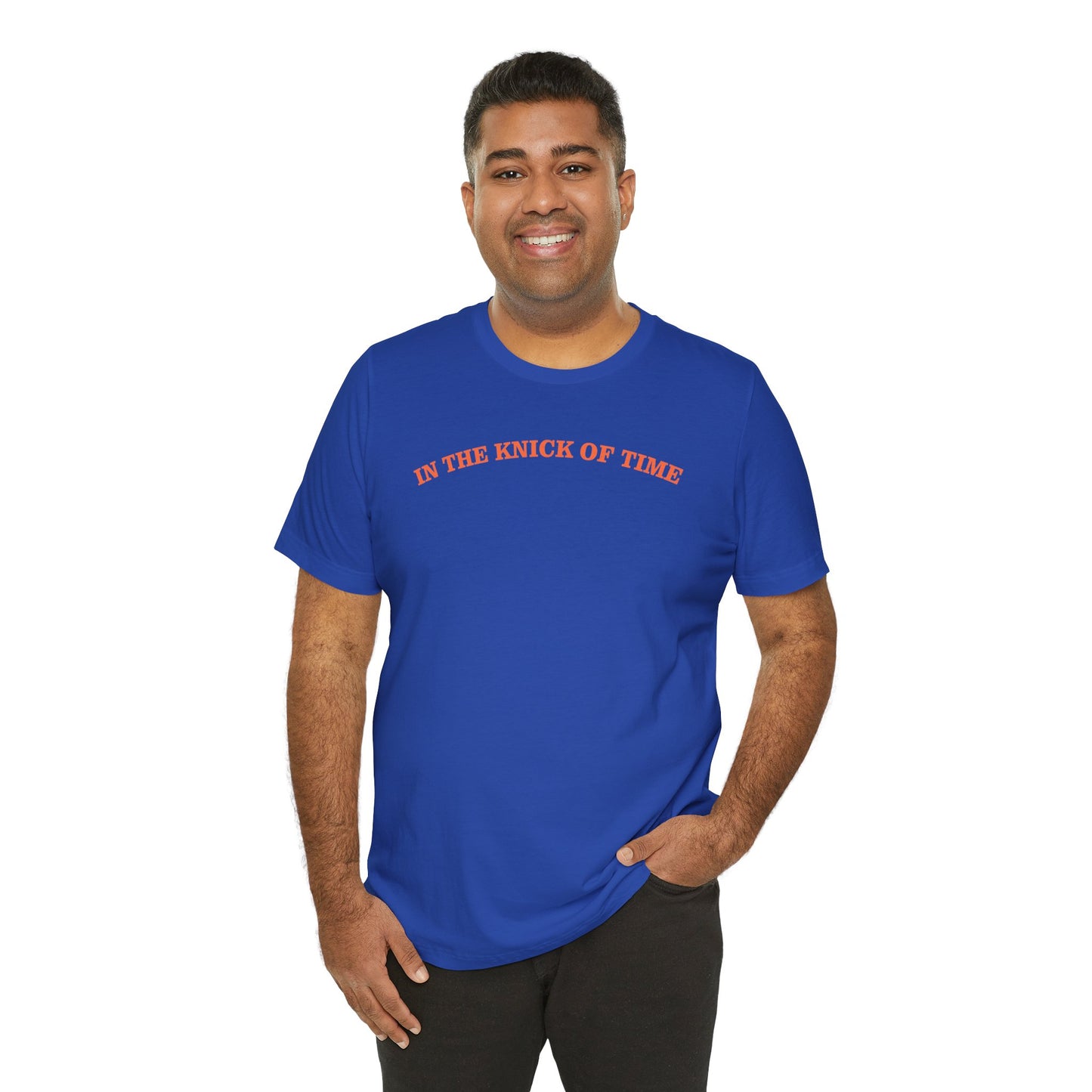 IN THE KNICK OF TIME T‑Shirt — Retro BASKETBALL Lyric Tee