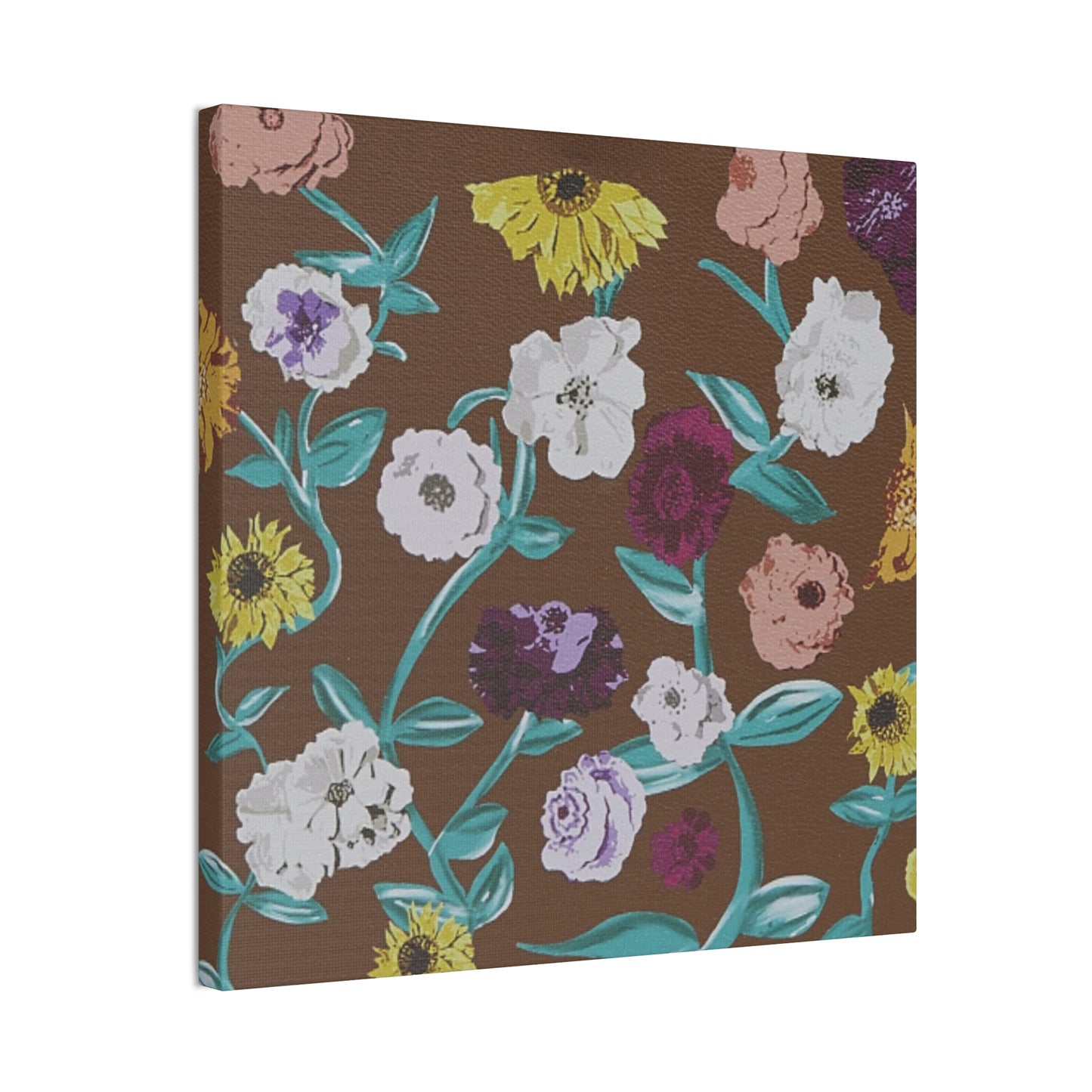 Surprise Song Piano Flowers - Vinyl Case Inspired - Canvas Wall Art