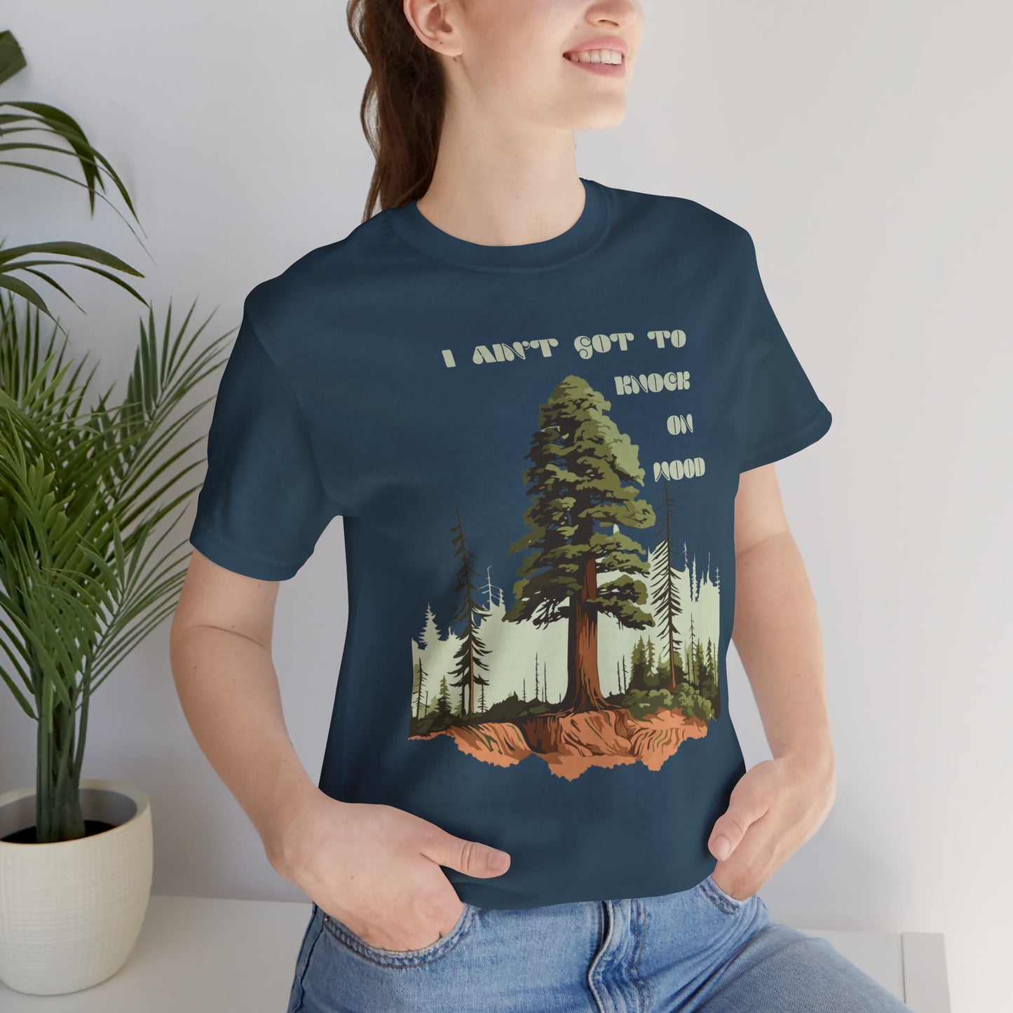 Nature-Themed Unisex Jersey Tee - "I Ain't Got to Knock on Wood" | Outdoor Lovers, Eco-Friendly Gift, Camp Vibes, Adventure Wear, Gift [...]