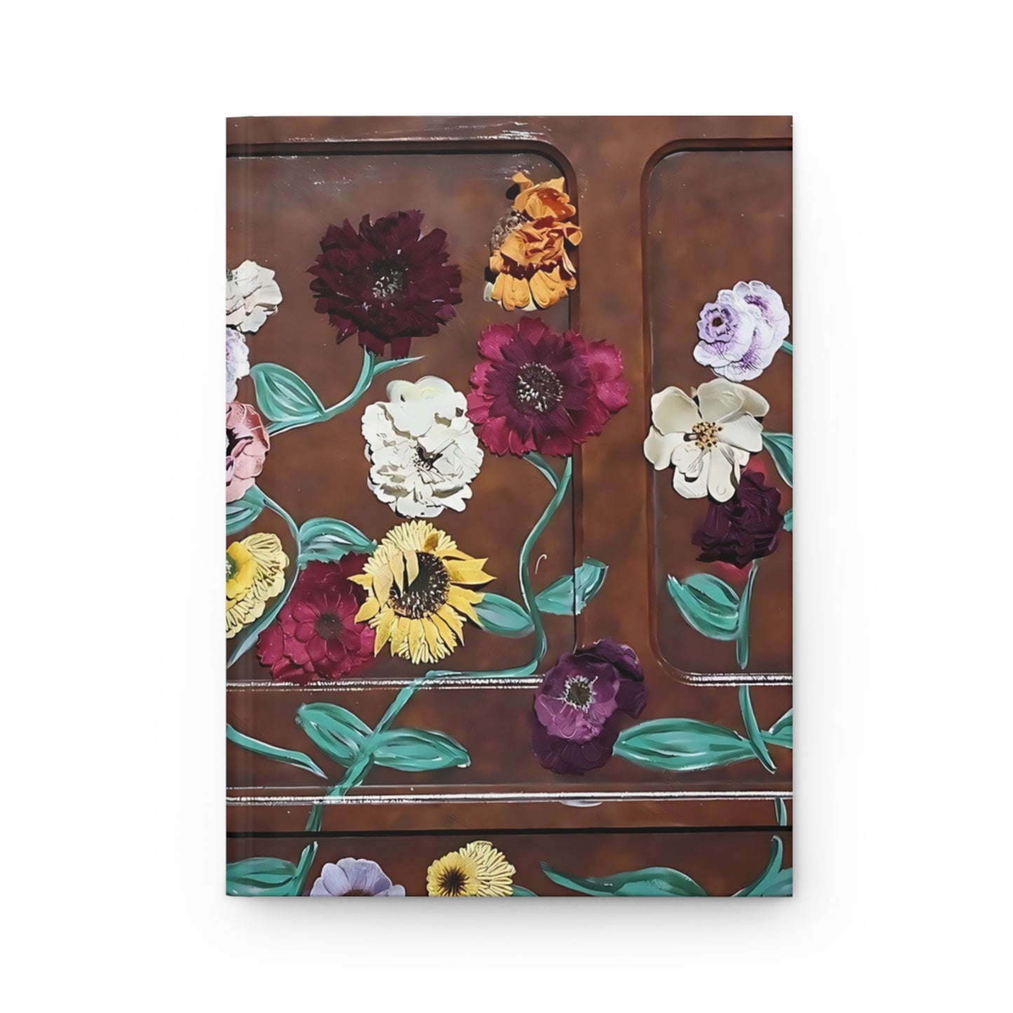 Surprise Song Piano Flowers - Hardcover Journal Matte