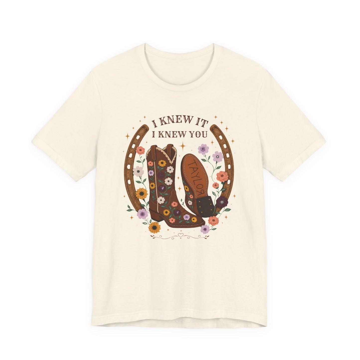 I Knew It I Knew You Cowboy Boots Tee