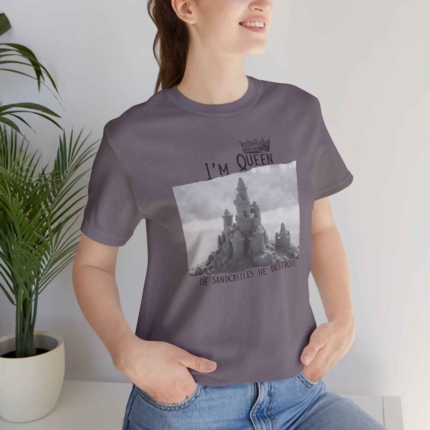 Queen of sandcastles he destroys -  Bella Canvas Unisex Tee, Perfect Gift for Swifties, Trendy Summer Wear, Soft Cotton T-Shirt, Positive Vibe Apparel