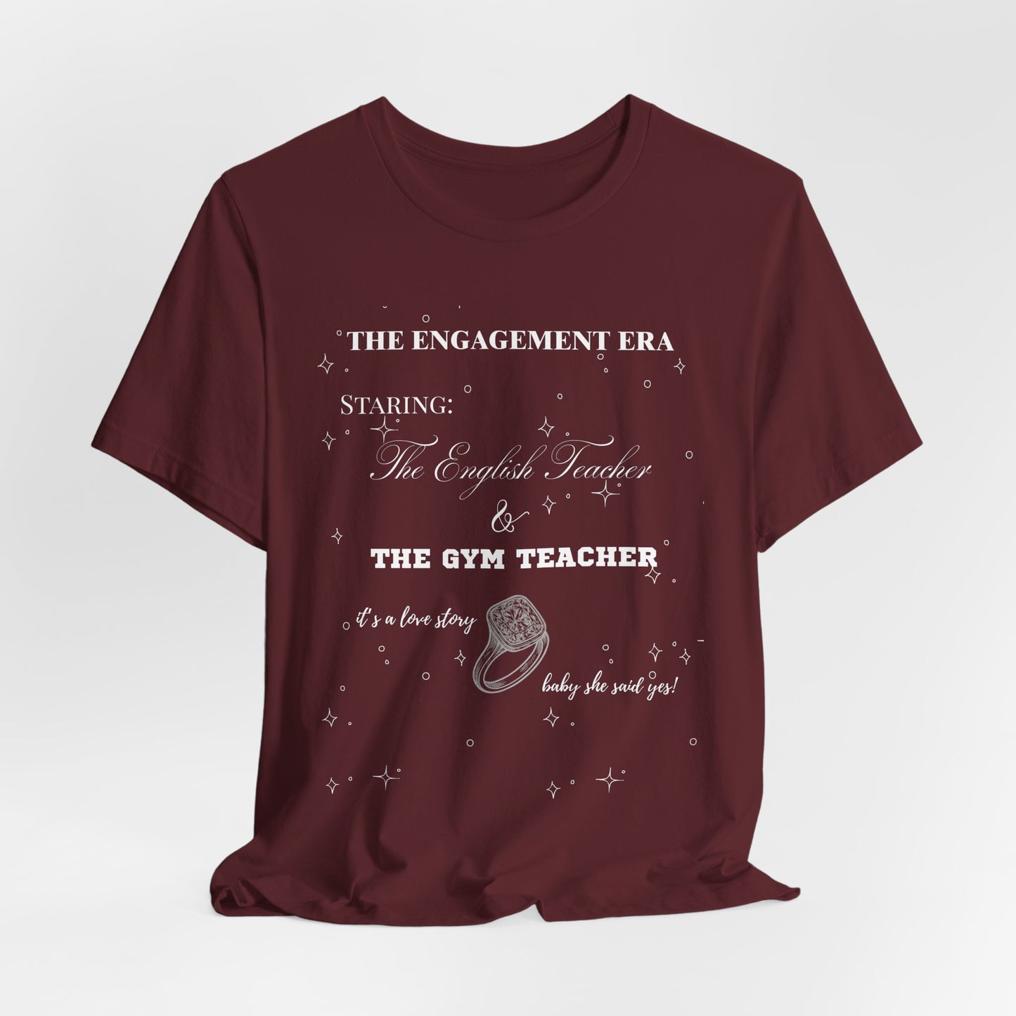 Funny Gym Teacher Engagement Tee, Unisex Teacher Shirt, Engagement Gift, Cousin Shirts, Fun Workout Tee, Teacher Appreciation