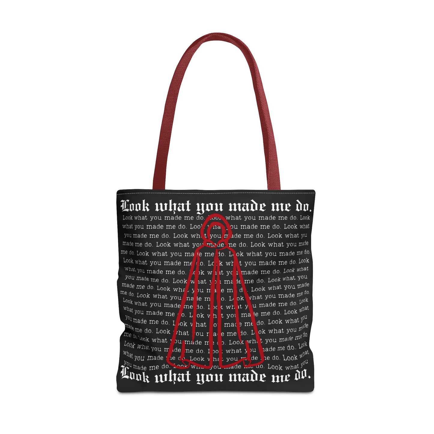 Stylish Tote Bag with 'Look What You Made Me Do' Handmaid's Design | Reusable Shopping Bag, Gift for Music Lovers, Casual Bag, Trendy Accessory