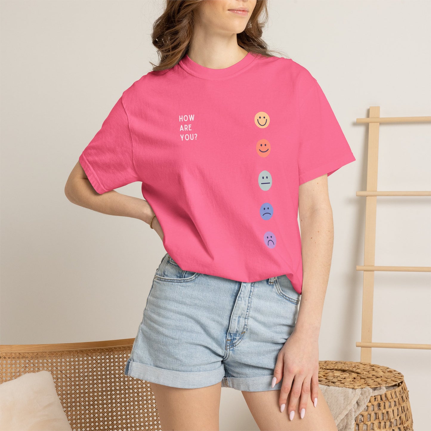 How Are You? Emoji Mood T-Shirt