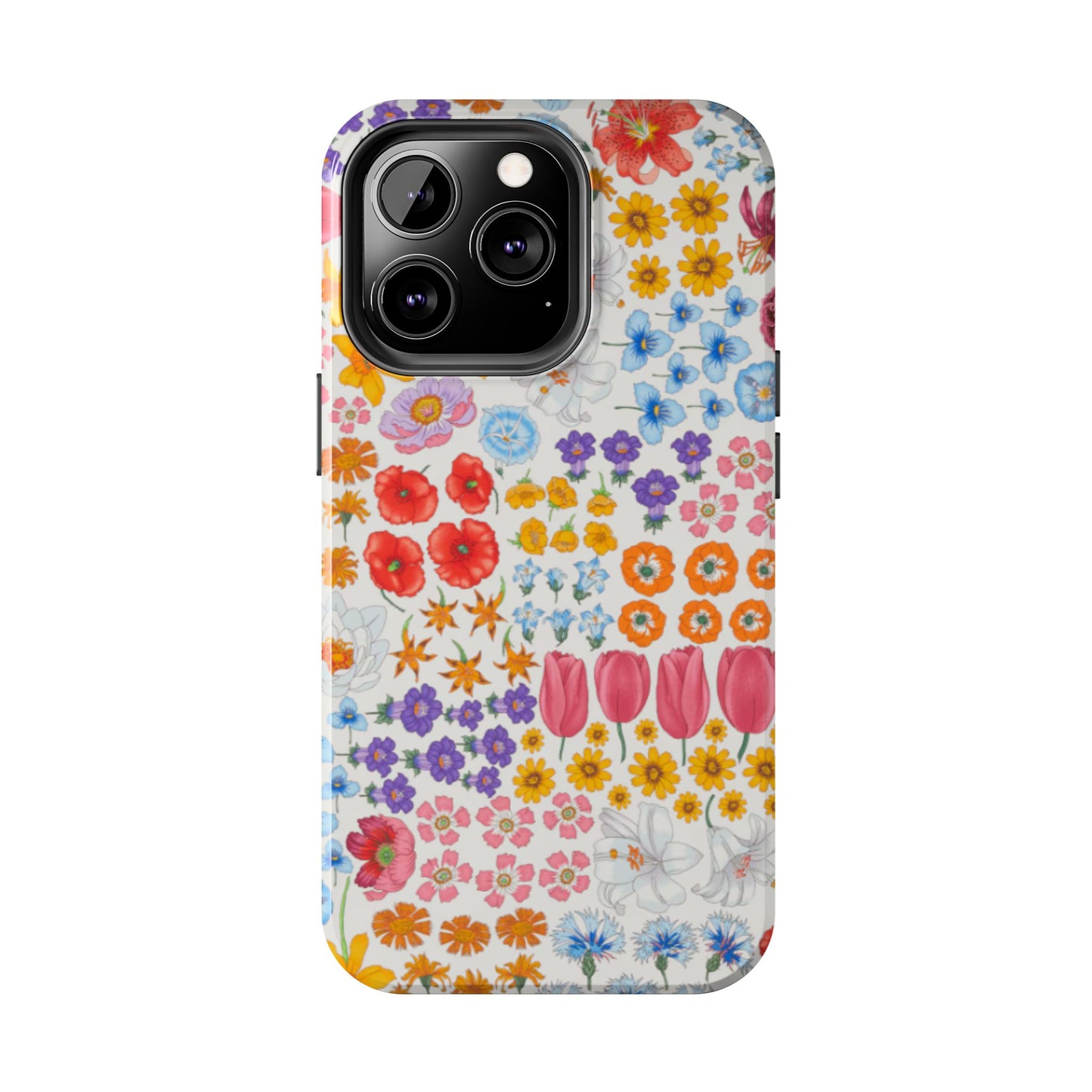 Vibrant Floral Tough Phone Case "Flora"- Durable Protection for Your Device