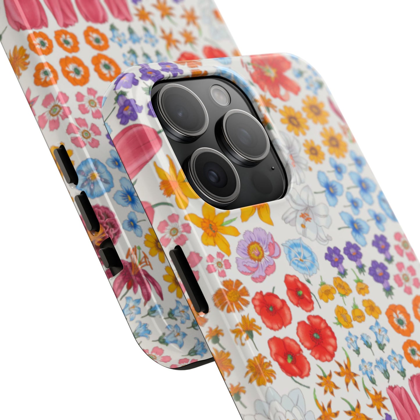 Vibrant Floral Tough Phone Case "Flora"- Durable Protection for Your Device