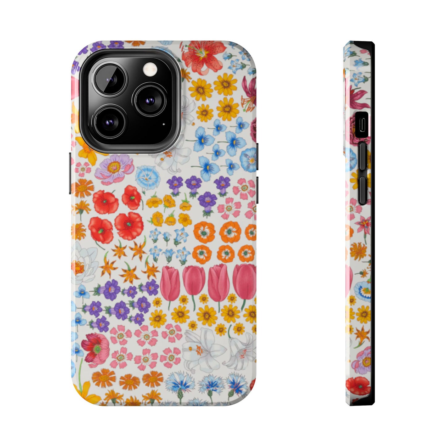 Vibrant Floral Tough Phone Case "Flora"- Durable Protection for Your Device