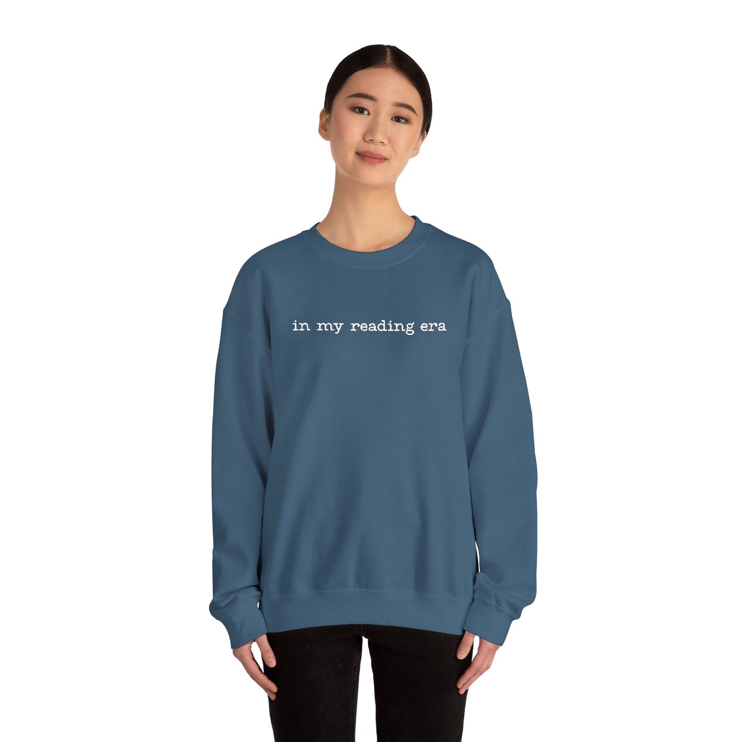 'In My Reading Area' Crewneck Sweatshirt – Cozy Literary Sweatshirt for Book Lovers