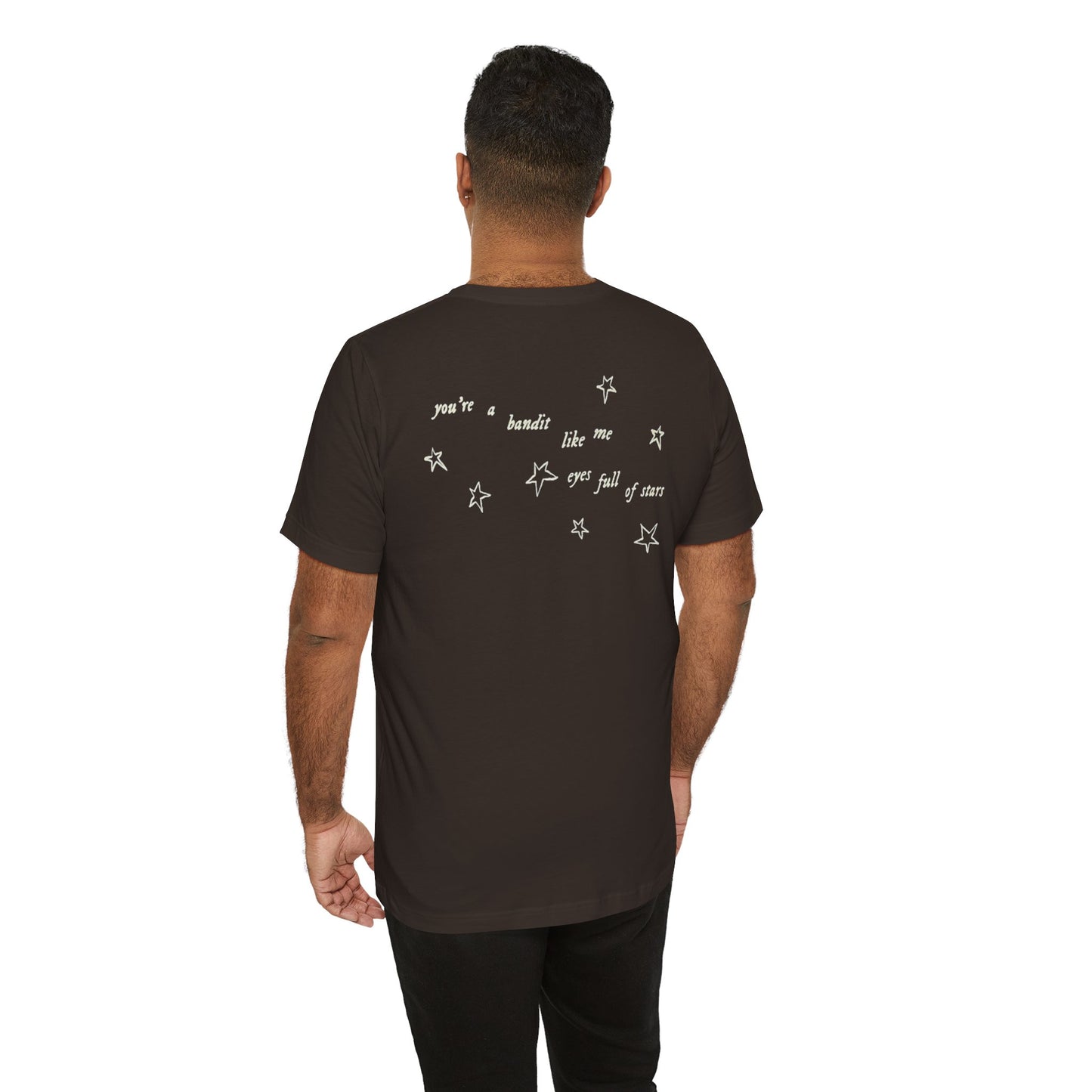 Eyes Full of Stars front and back - Unisex Jersey Short Sleeve Tee