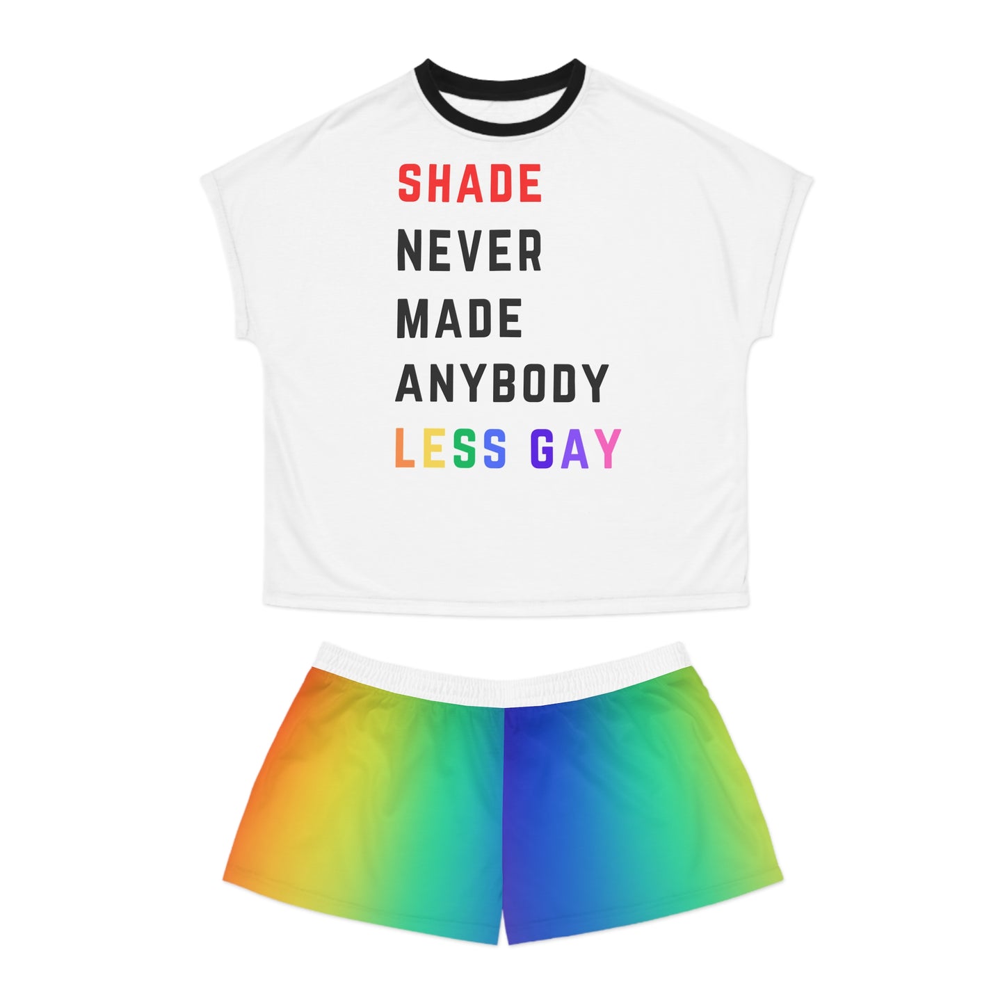 Shade never made anybody less gay - Women's Short Pajama Set