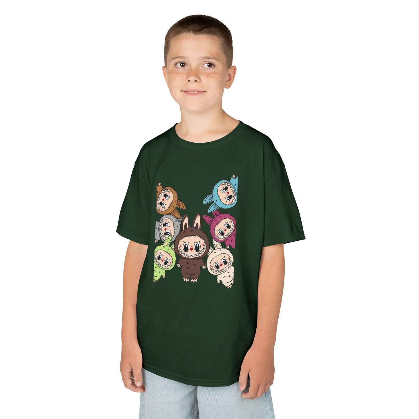 KIDS Adorable Labubu Tee, Fun Graphic Shirt for Boys & Girls, Perfect for Playdates, Birthdays, Family Events, Gifts