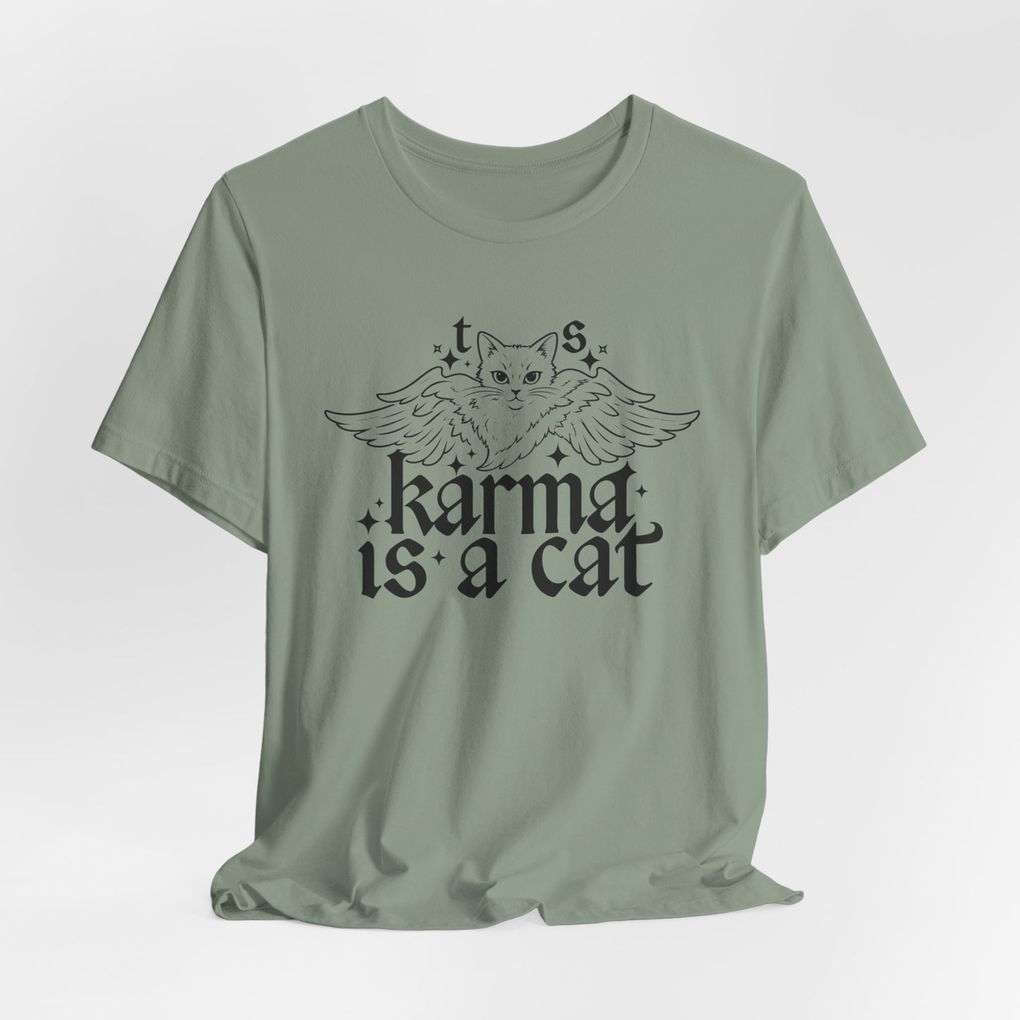 Karma Cat - Unisex Jersey Short Sleeve Tee
