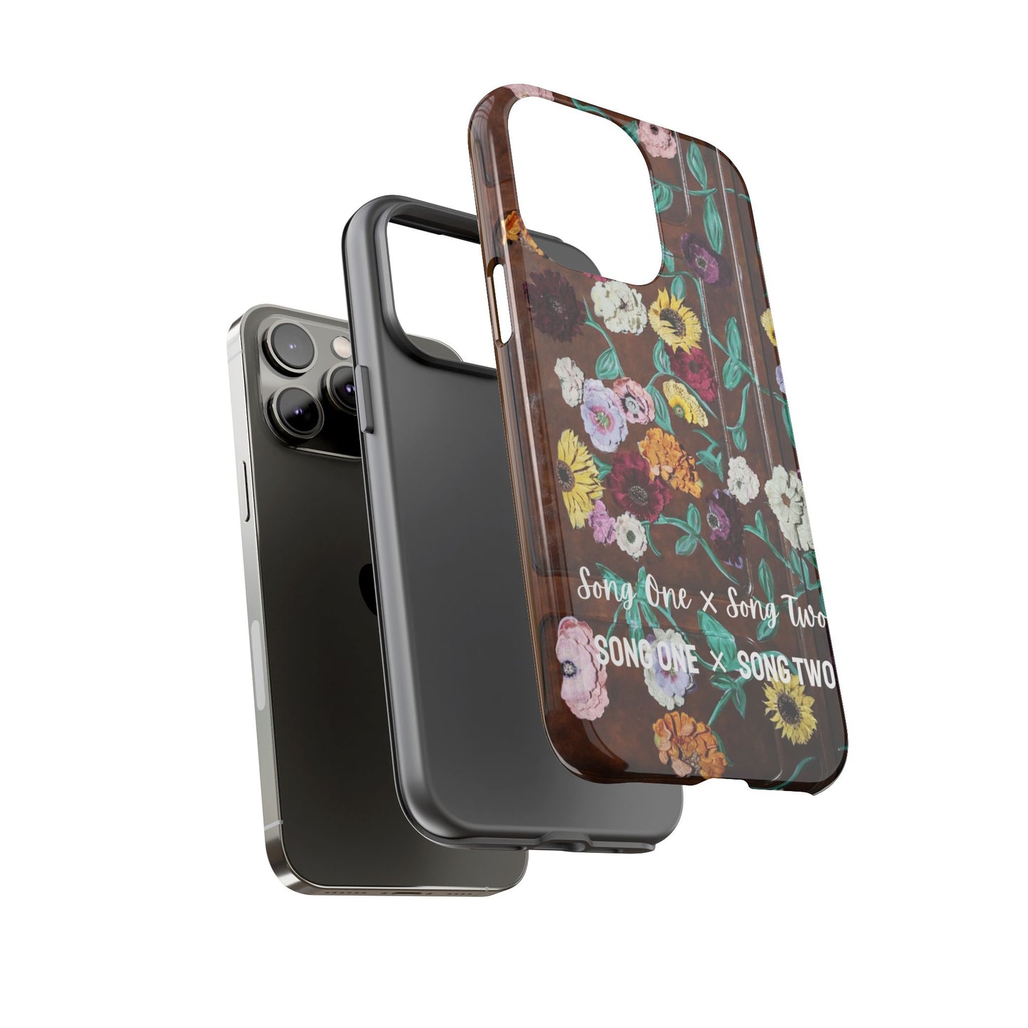 CUSTOMIZABLE with Surprise Song Titles - Surprise Song Floral Piano - Tough Cases