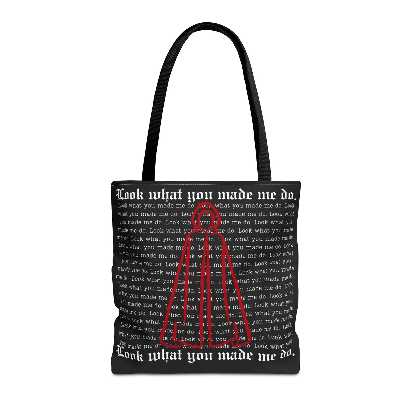 Stylish Tote Bag with 'Look What You Made Me Do' Handmaid's Design | Reusable Shopping Bag, Gift for Music Lovers, Casual Bag, Trendy Accessory