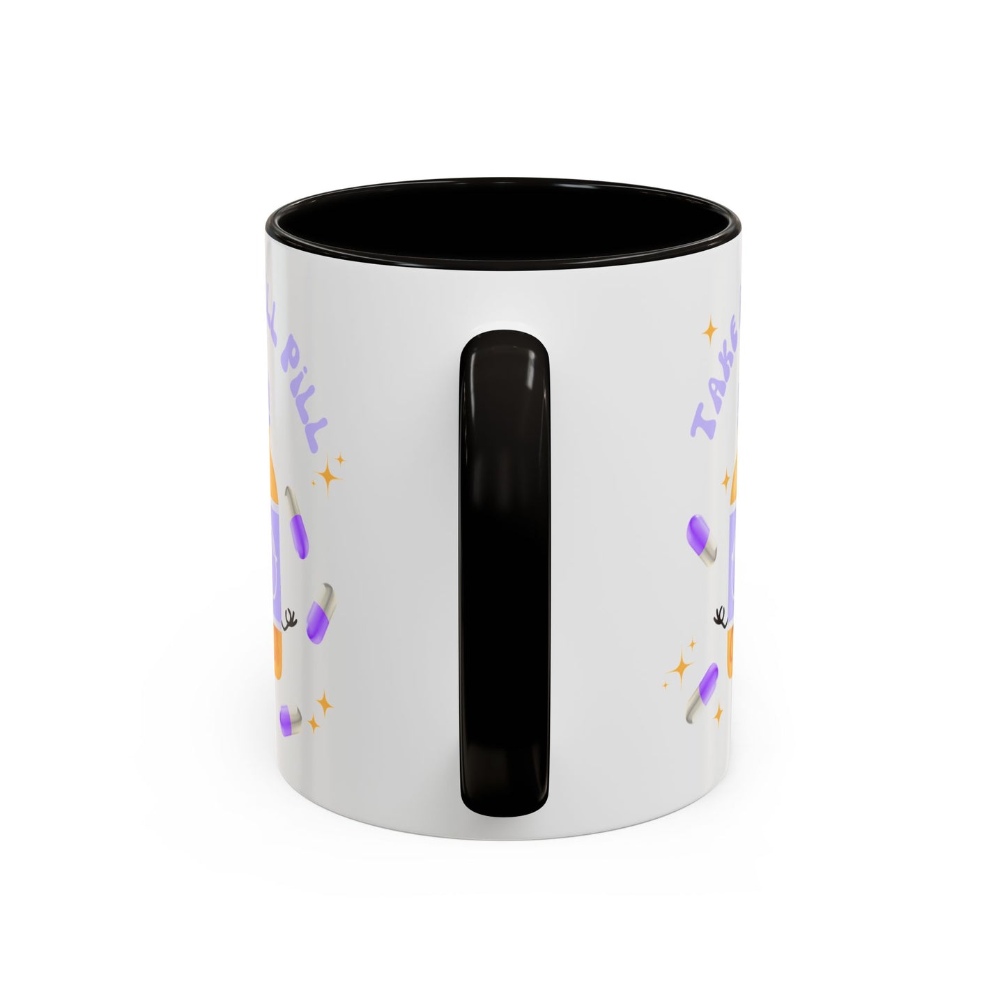 take a chill pill - Colorful Mugs (11oz)